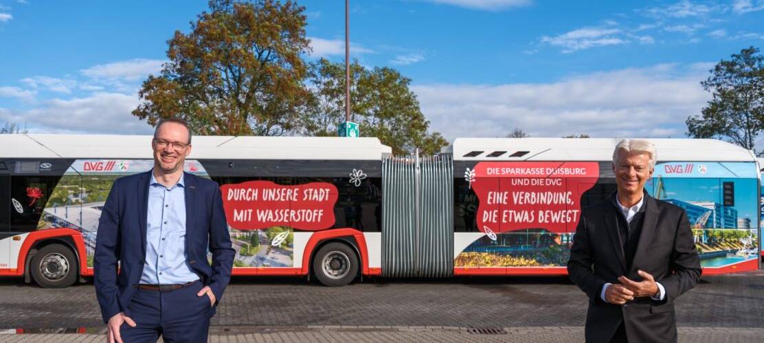 Neue Wasserstoff Busse für Duisburg