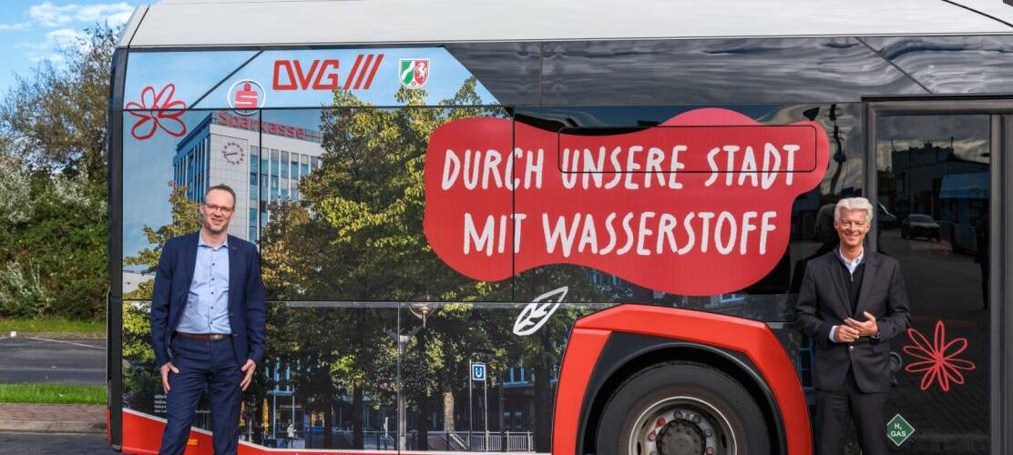 Neue Wasserstoff Busse für Duisburg