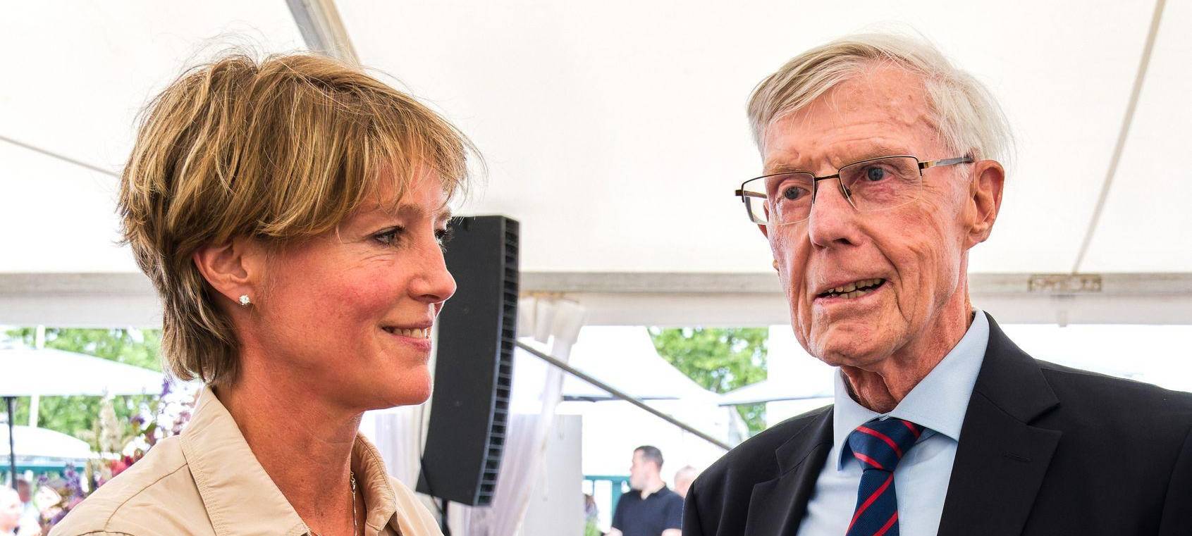 Unternehmer Eugen Block und Tochter Christina