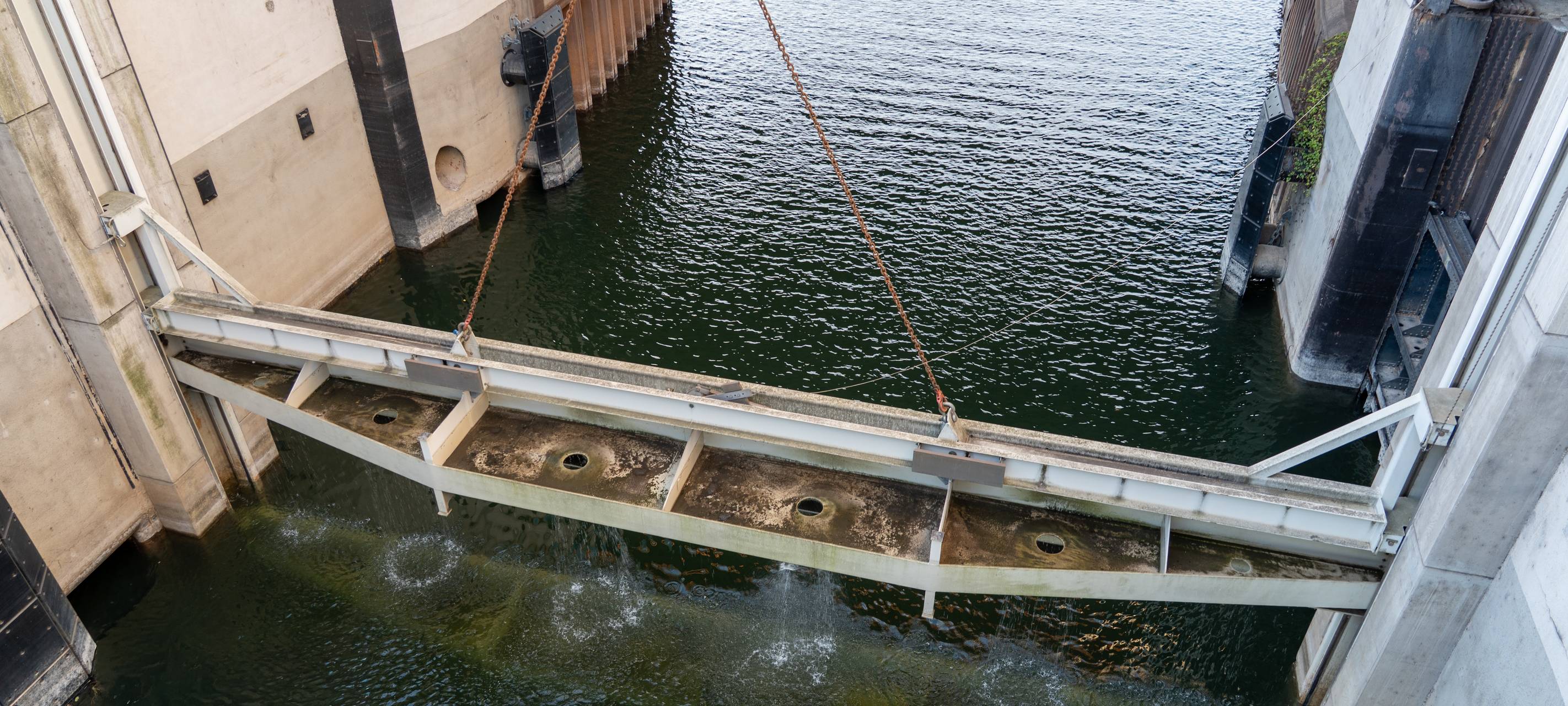 Wirtschaftsbetriebe üben Hochwasserschutz am Marientor