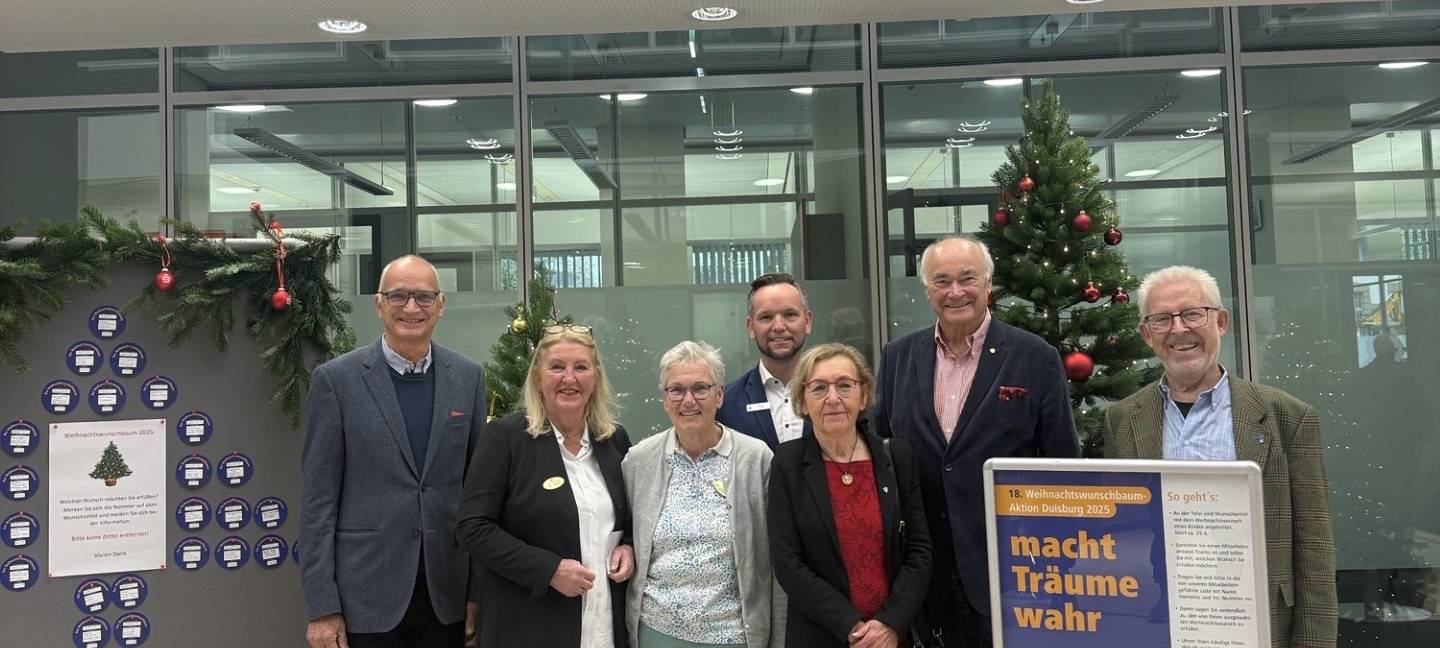 Wunschbaumaktionen in Duisburg: Die Sparkasse ist auch am Start