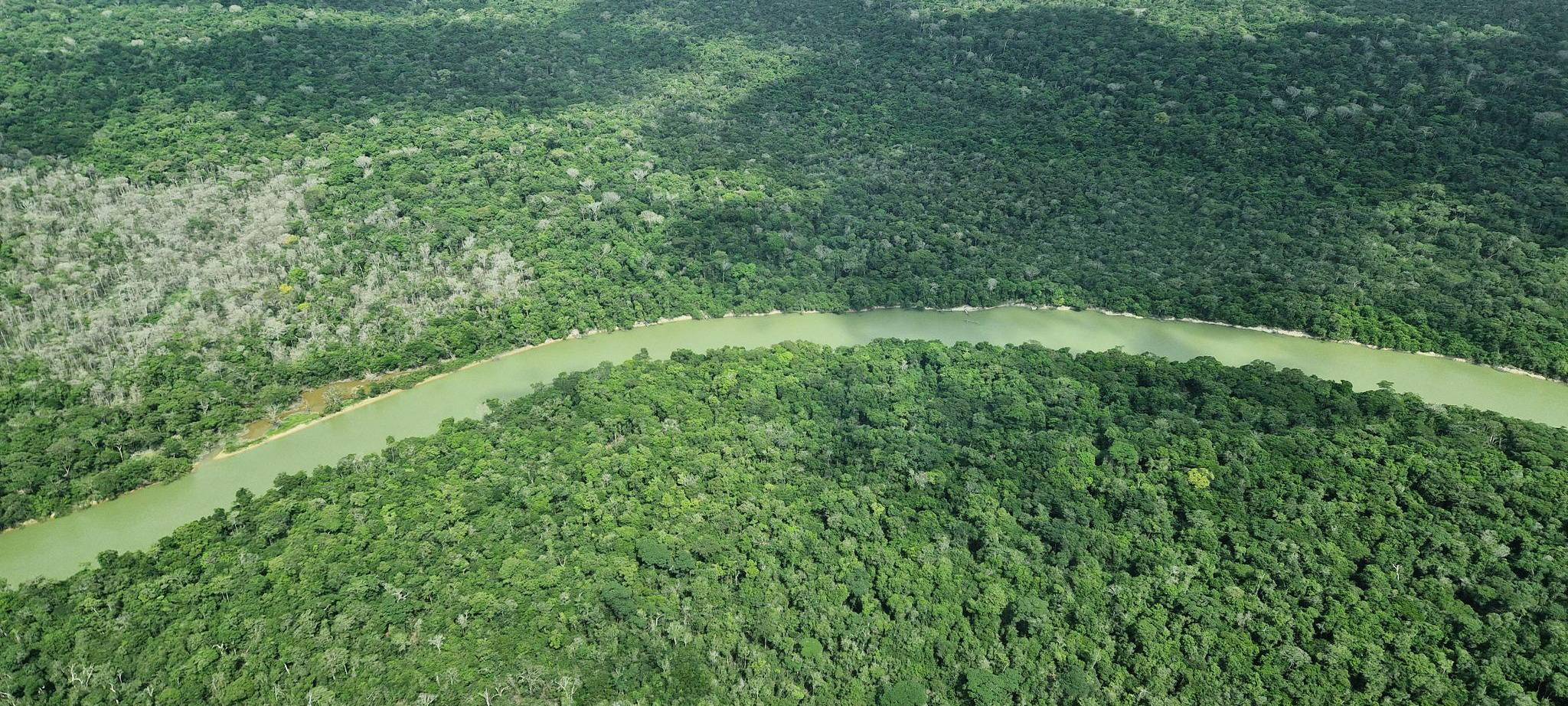 Überflug über das Amazonasgebiet