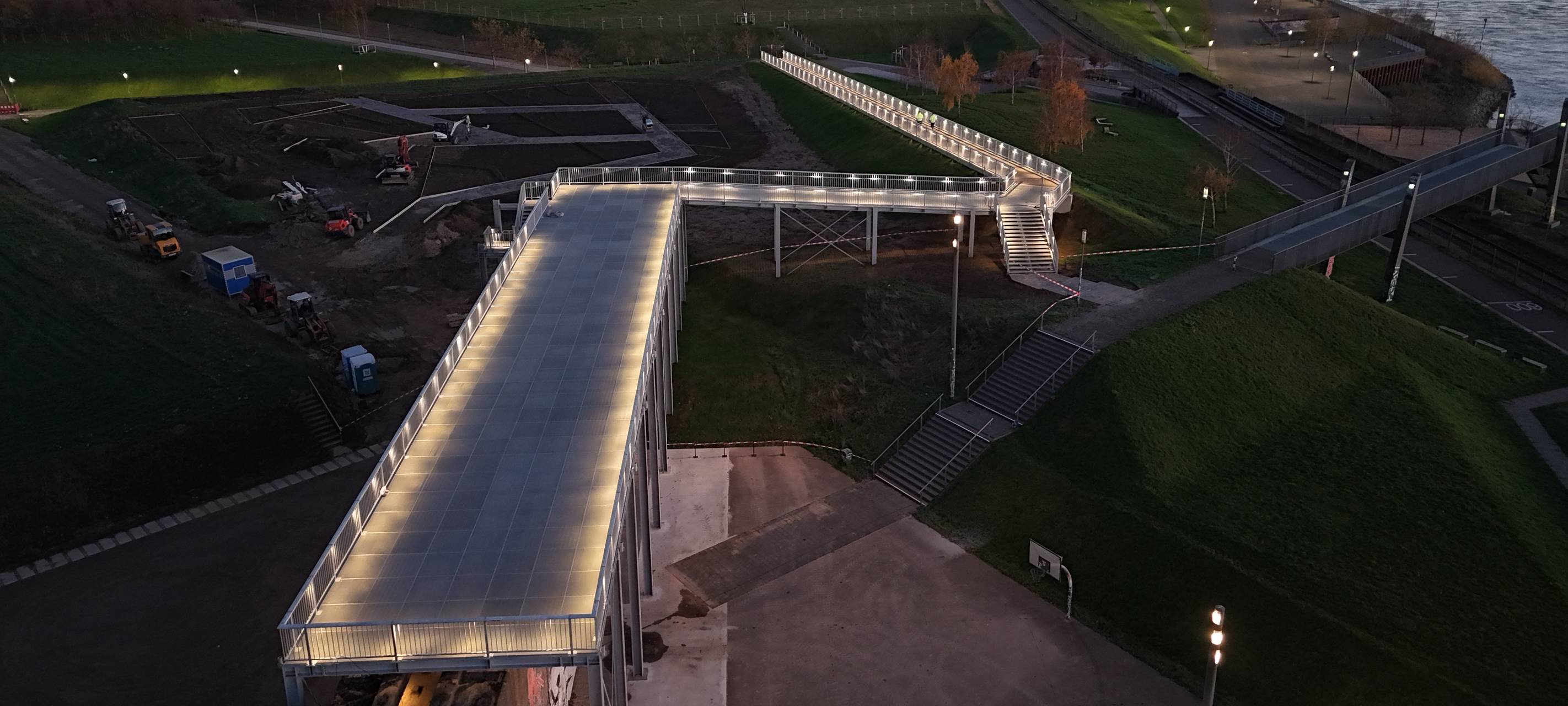 Neuer Skywalk im Rheinpark Hochfeld