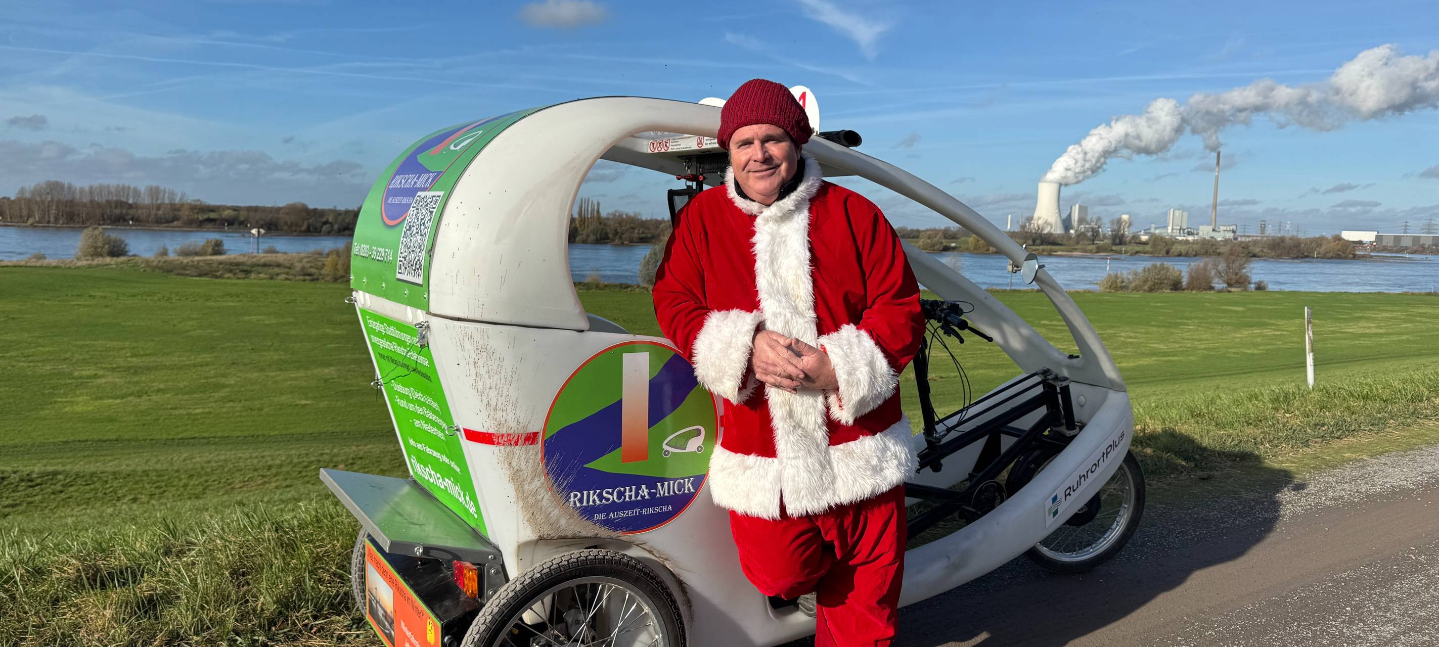 Mit der Rikscha durch Duisburg