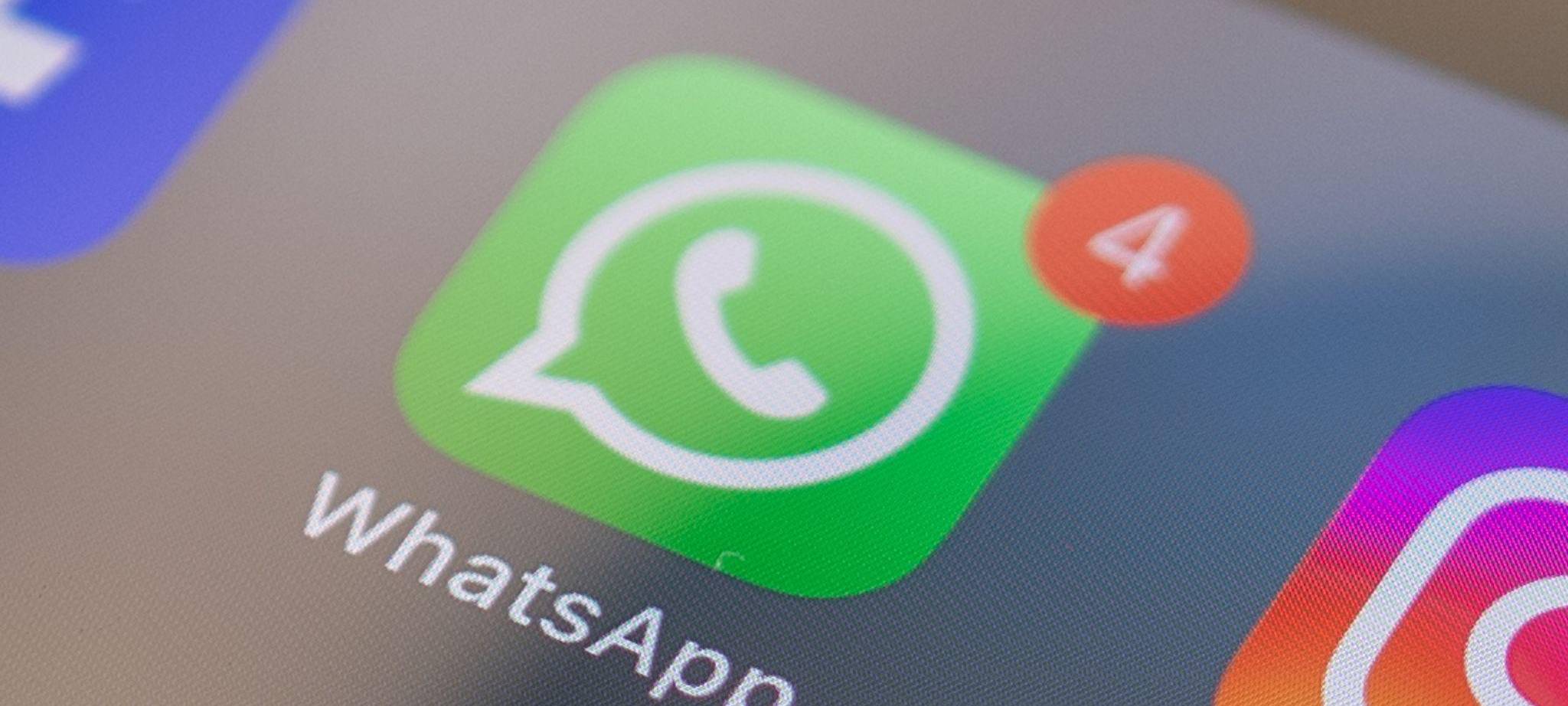 Logos von Meta-Apps auf einem Smartphone