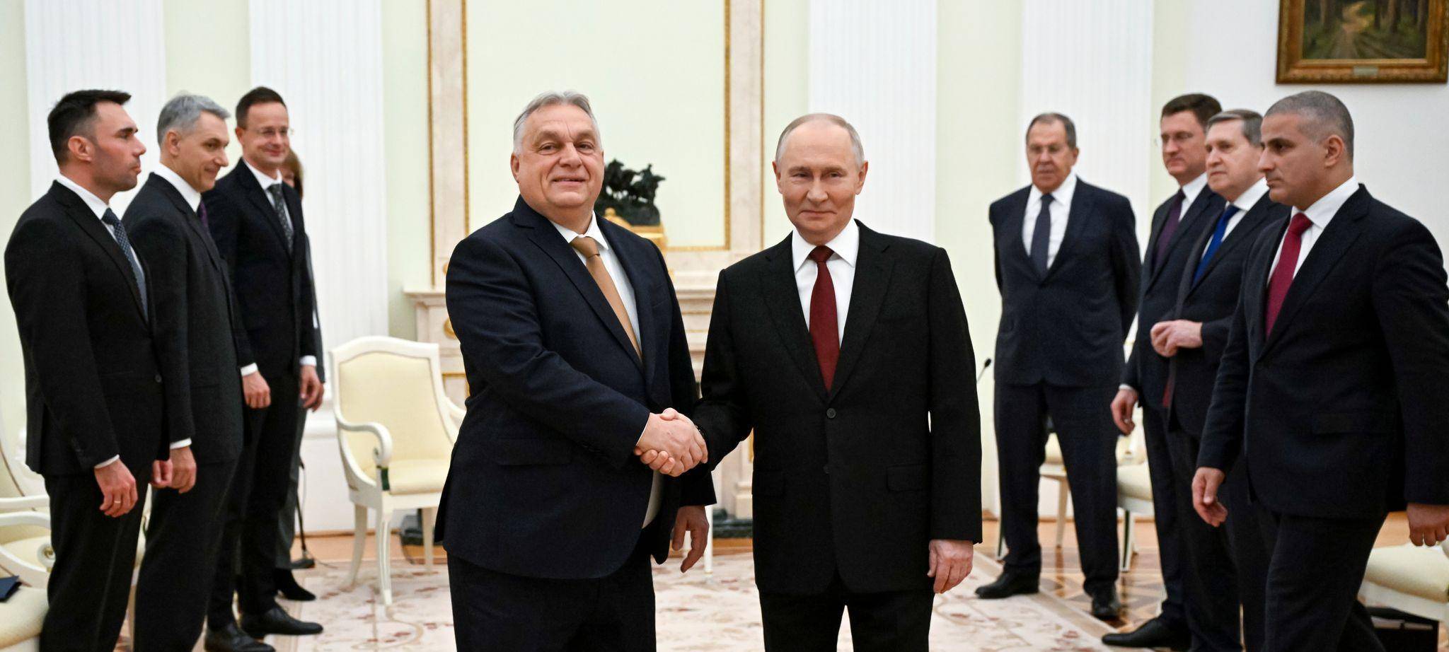 Ungarns Regierungschef Orban trifft Putin in Moskau