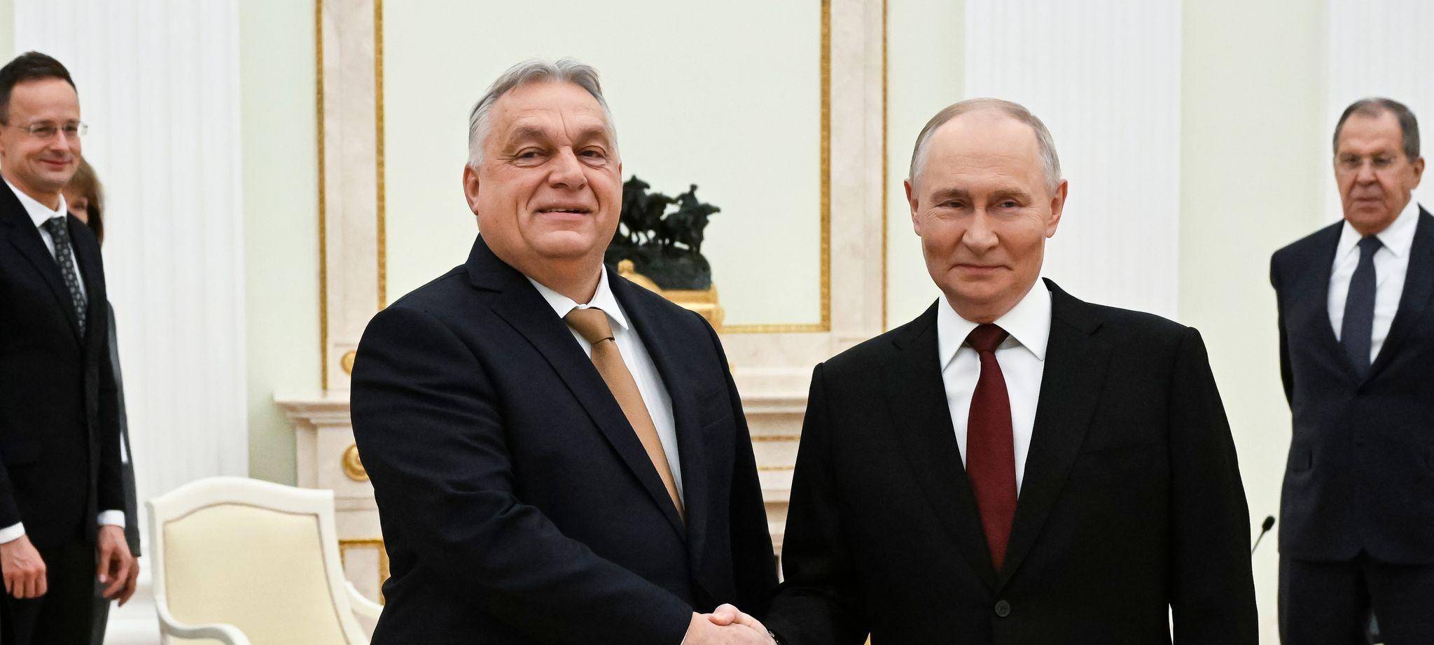 Ungarns Regierungschef Orban trifft Putin in Moskau