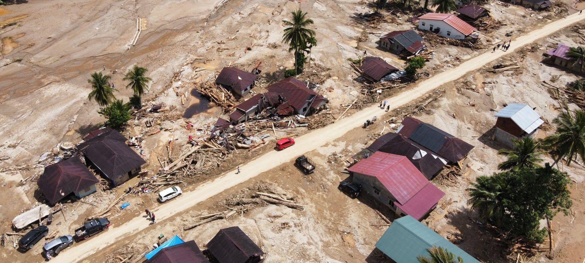 Sturzflut in Indonesien