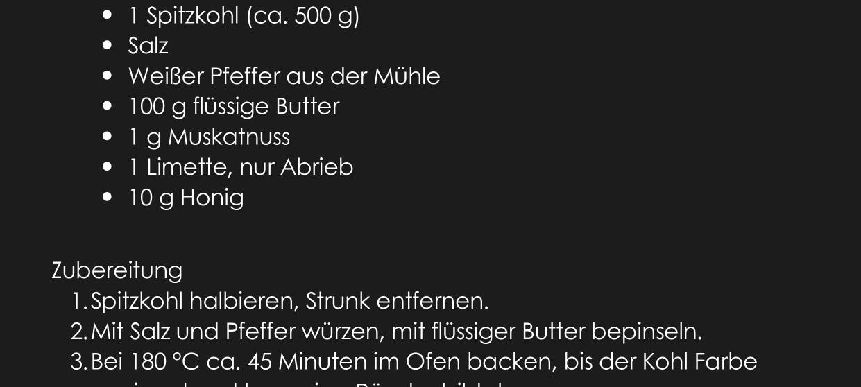 Ein Weihnachts-Menü für wenig Geld