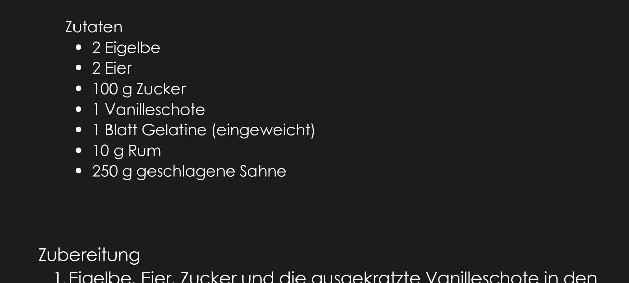 Ein Weihnachts-Menü für wenig Geld