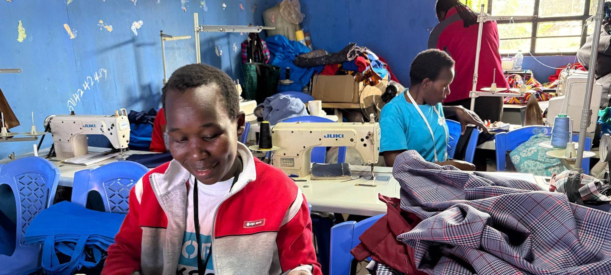 Slum Kibera - Nähwerkstatt