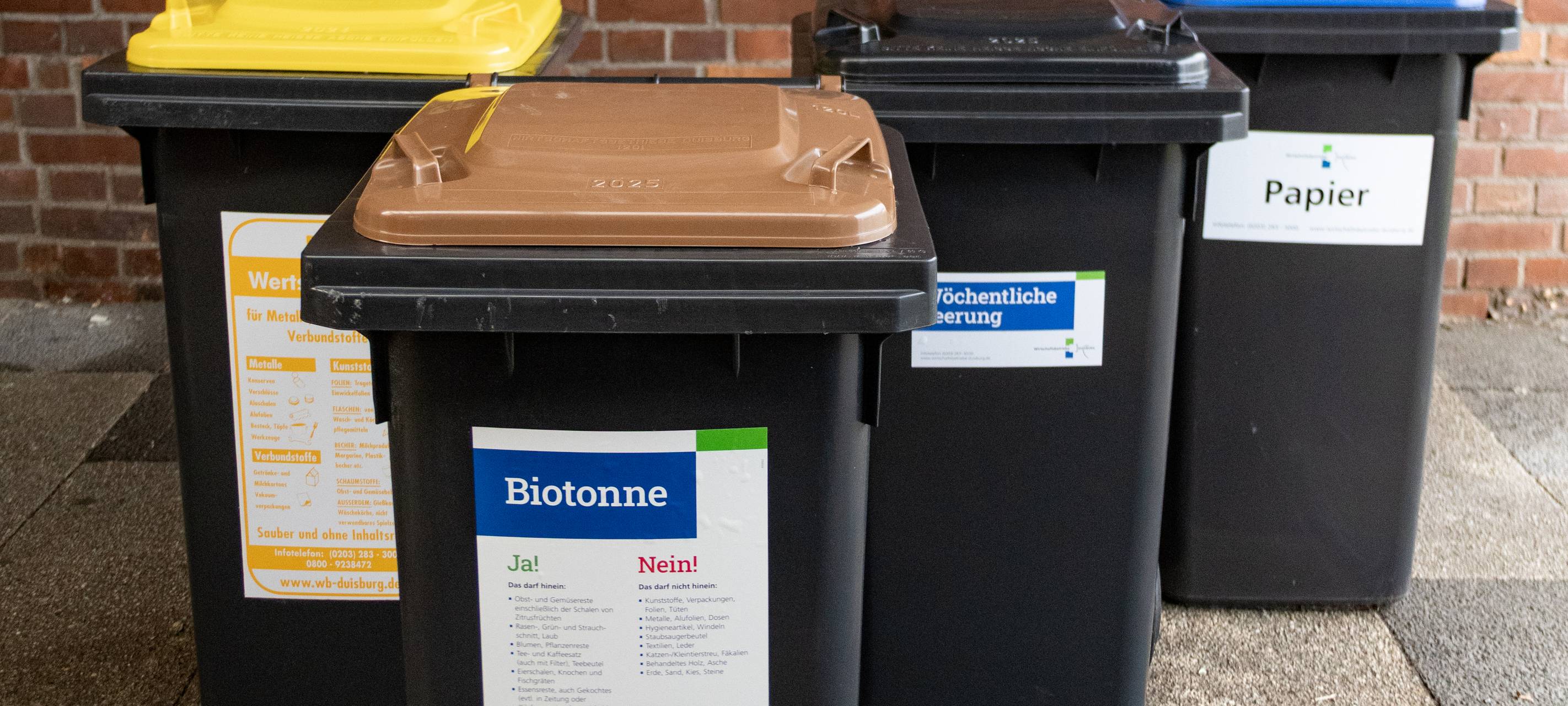 Geänderte Müllabfuhrtermine in Duisburg