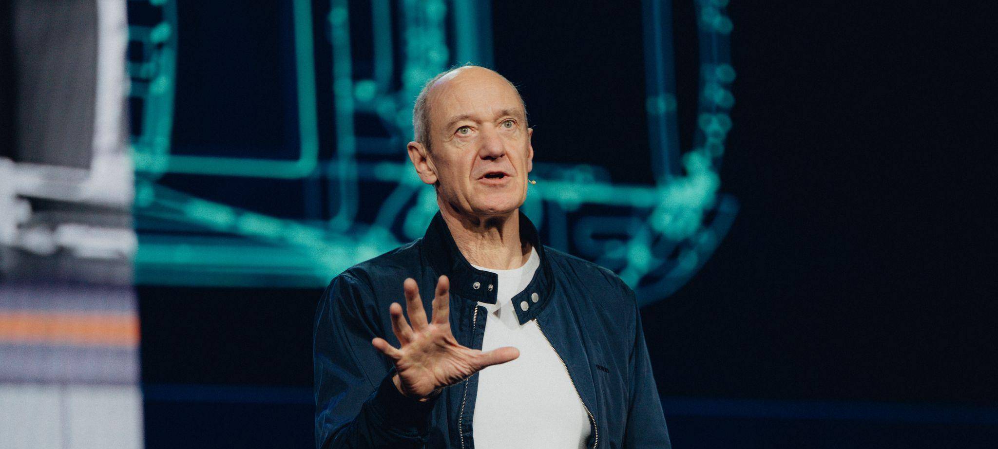 Siemens-CEO Roland Busch auf der Technikmesse CES