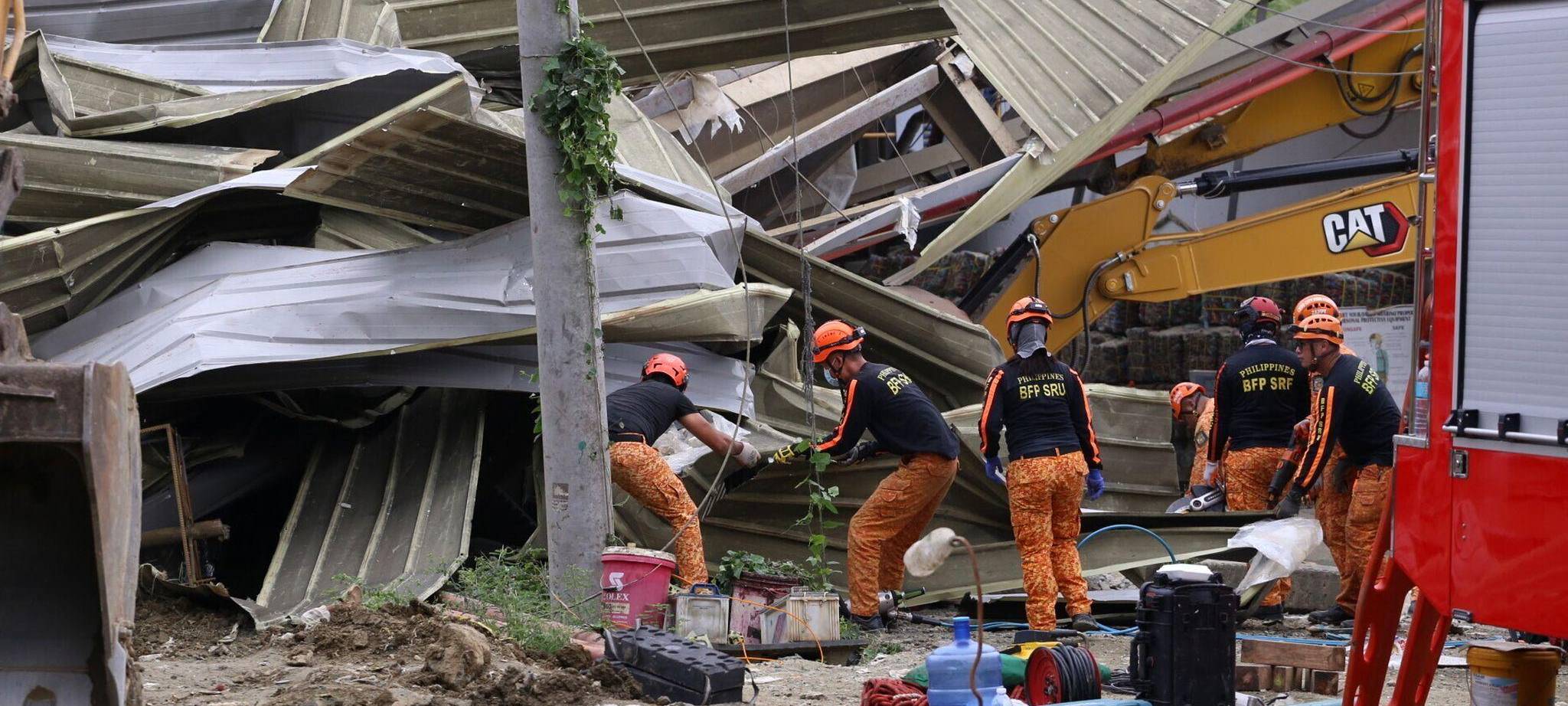 Mülllawine auf Deponie in Philippinen