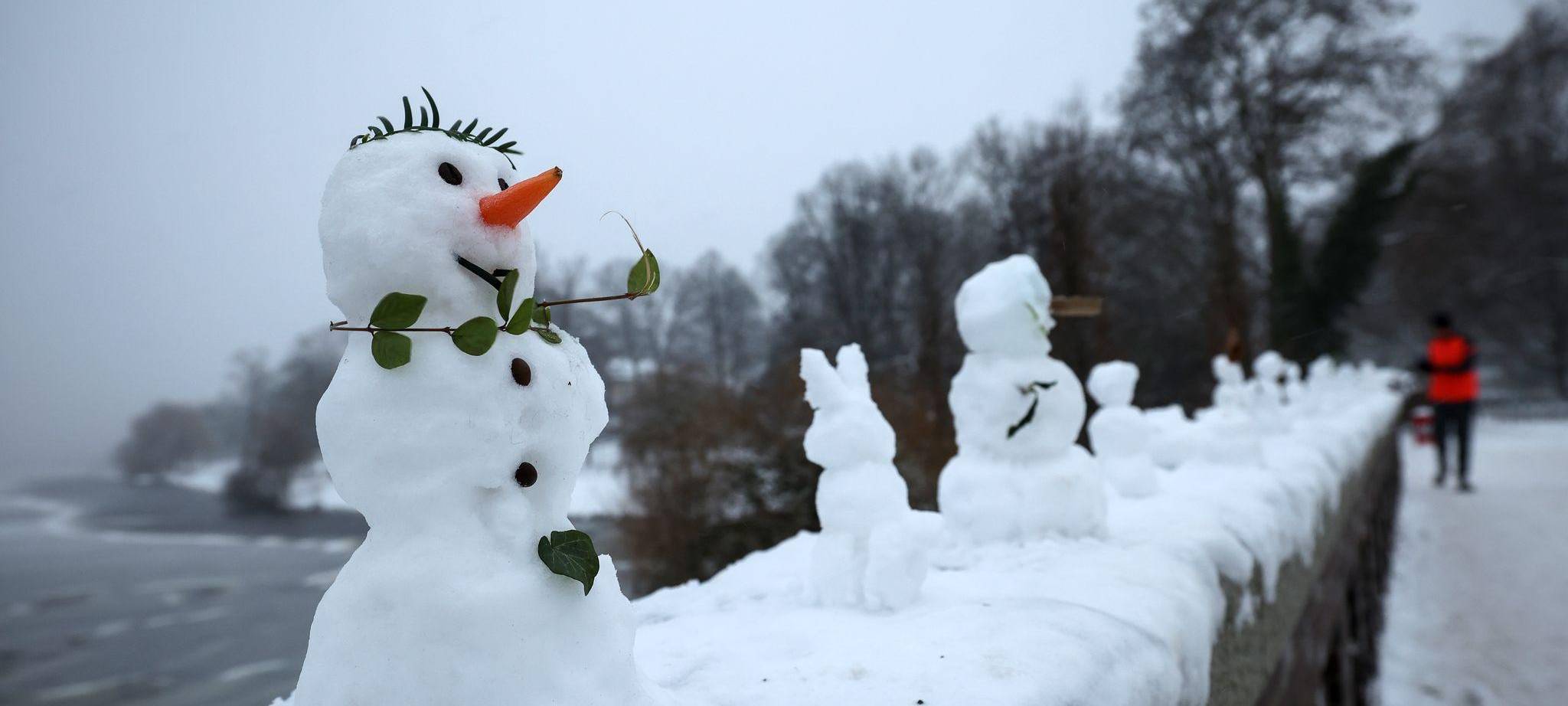 Winterwetter - Sturmtief Elli - Hamburg