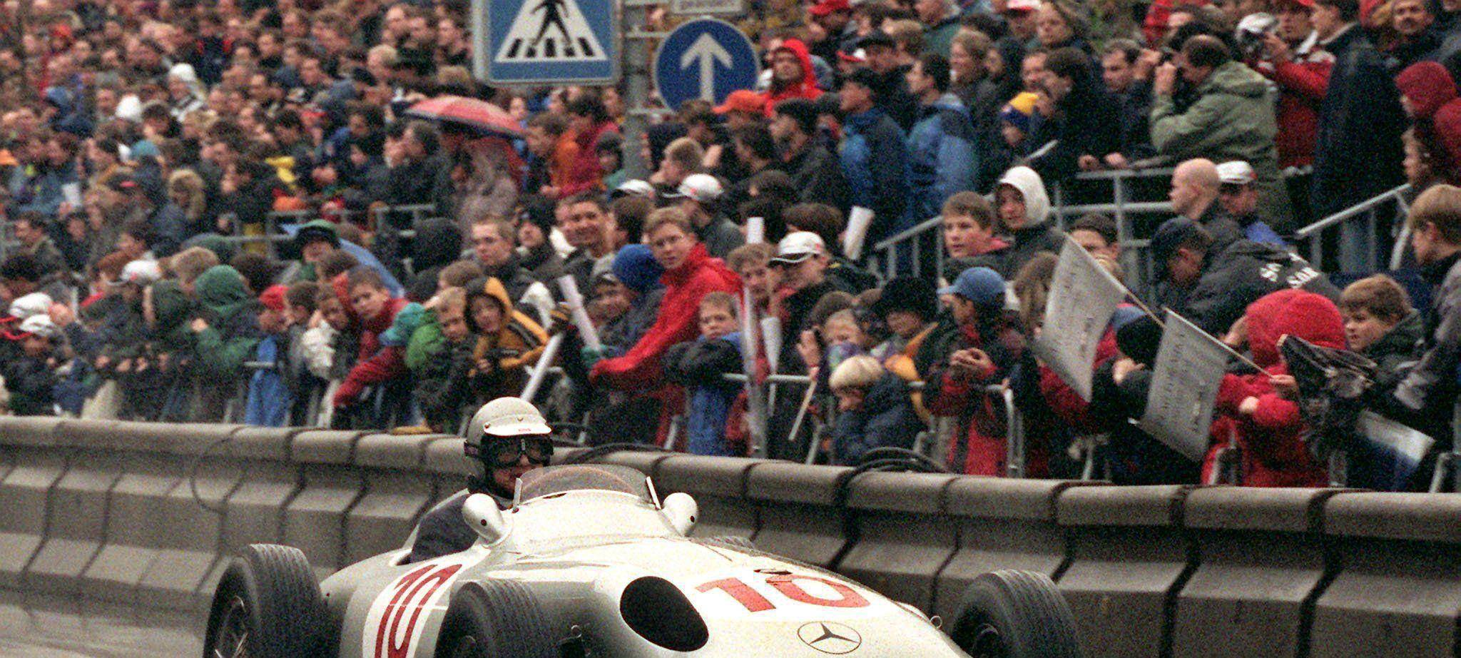 Hans Herrmann im Silberpfeil