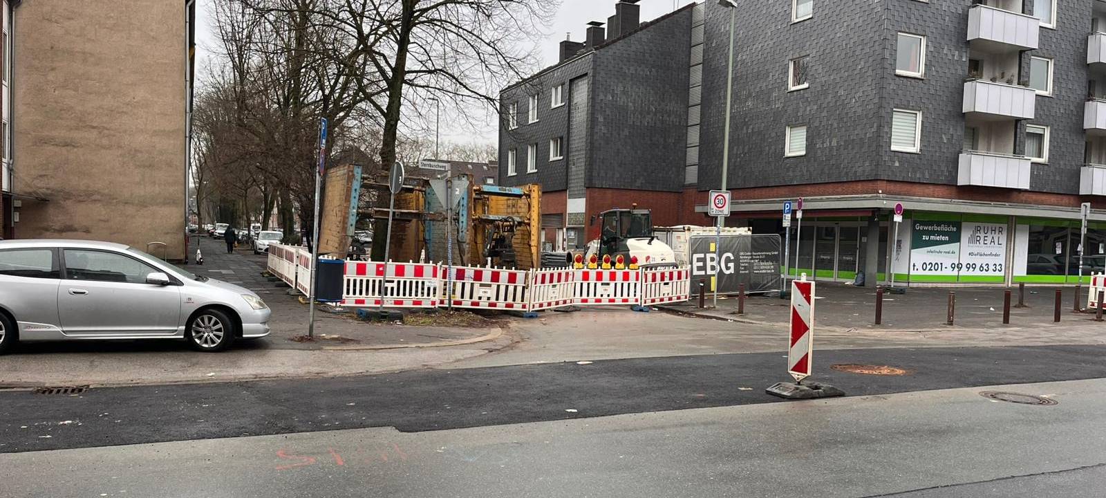 Kanalbau in Duisburg-Neudorf: Geschäfte hadern mit Langzeit-Baustelle