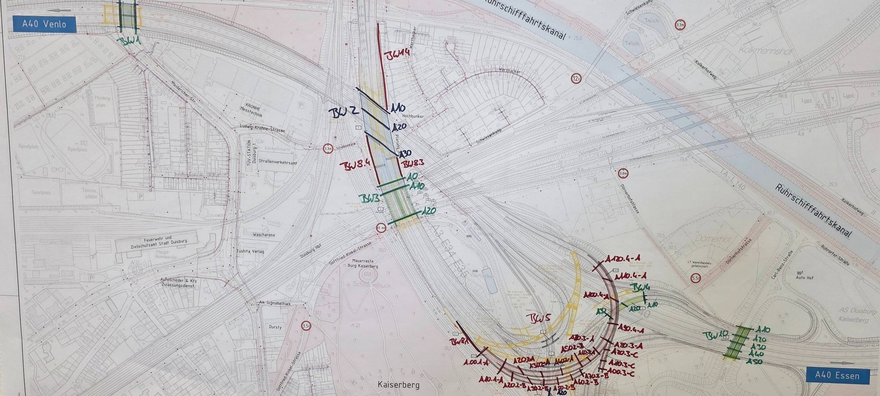 Weitere Sperrungen im Kreuz Kaiserberg - Das kommt auf Autofahrer zu