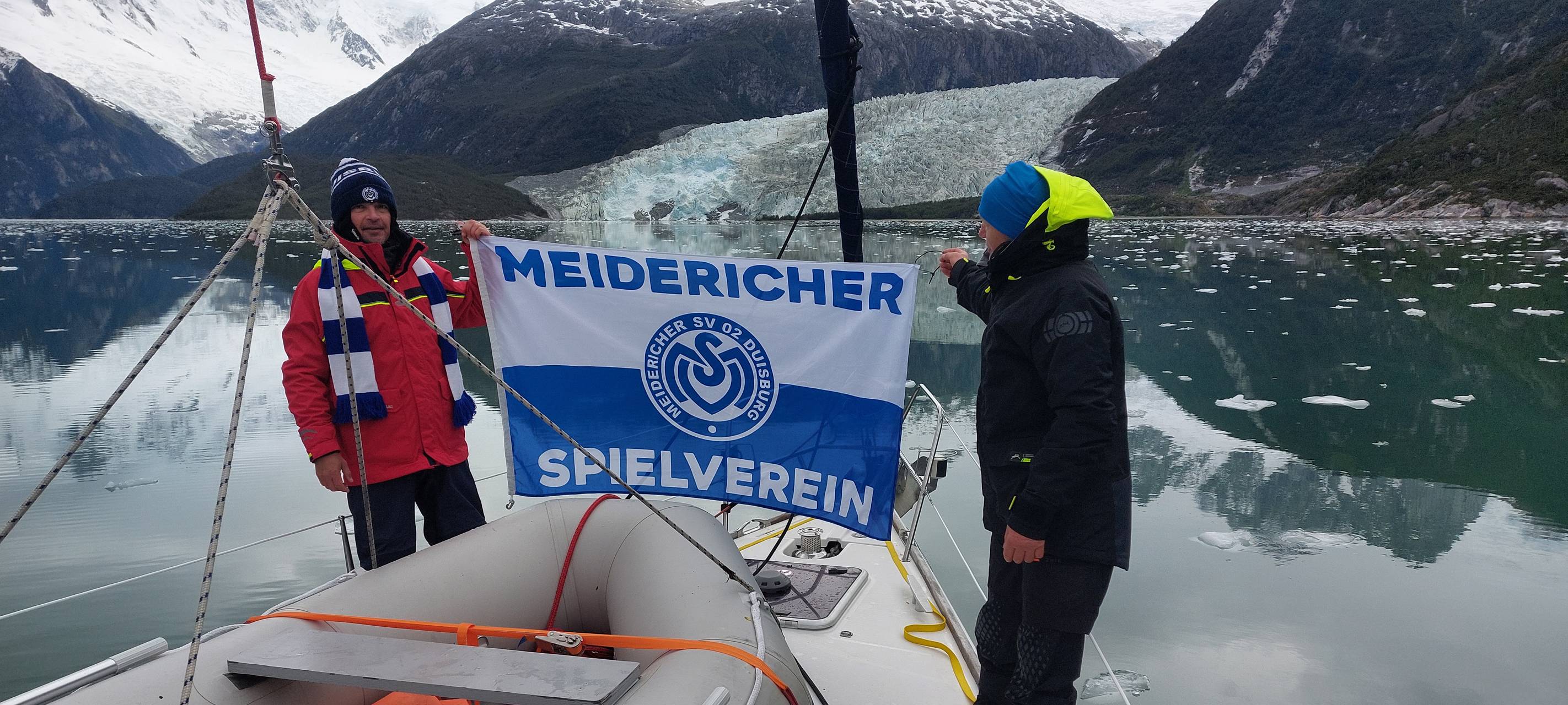 MSV-Fan hisst Flagge bei Kap Hoorn Umsegelung