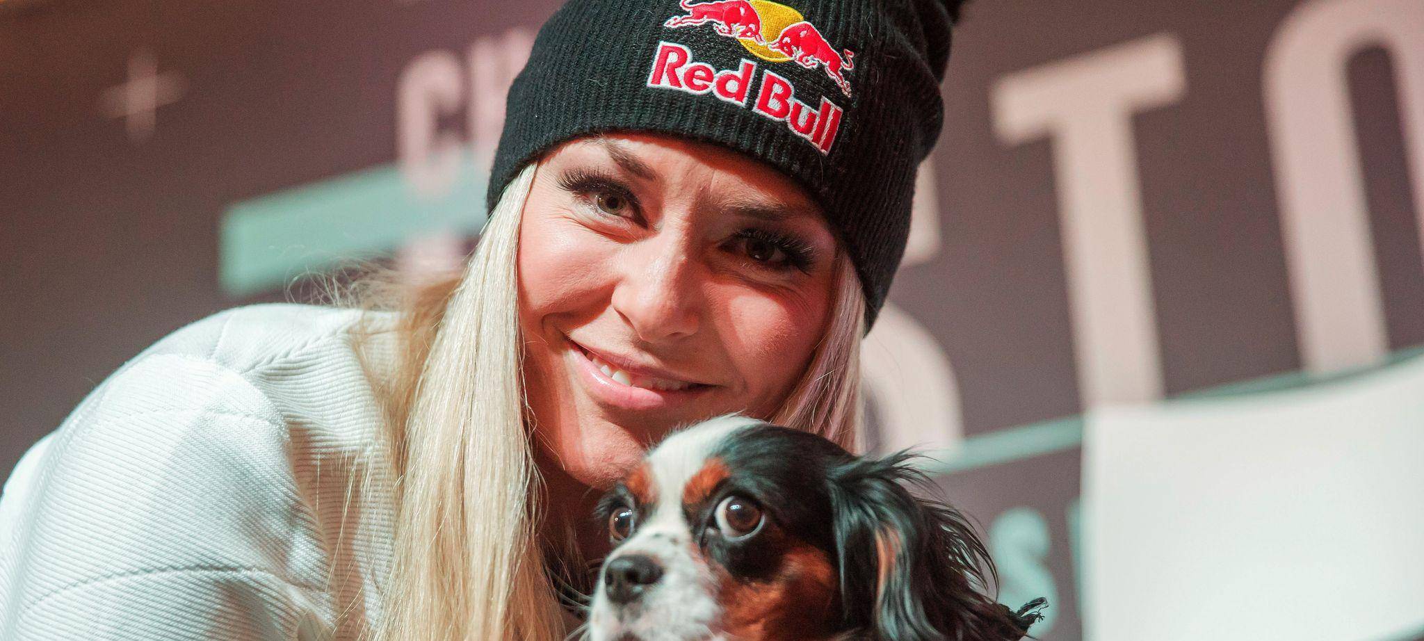Lindsey Vonn und ihre Hündin Lucy