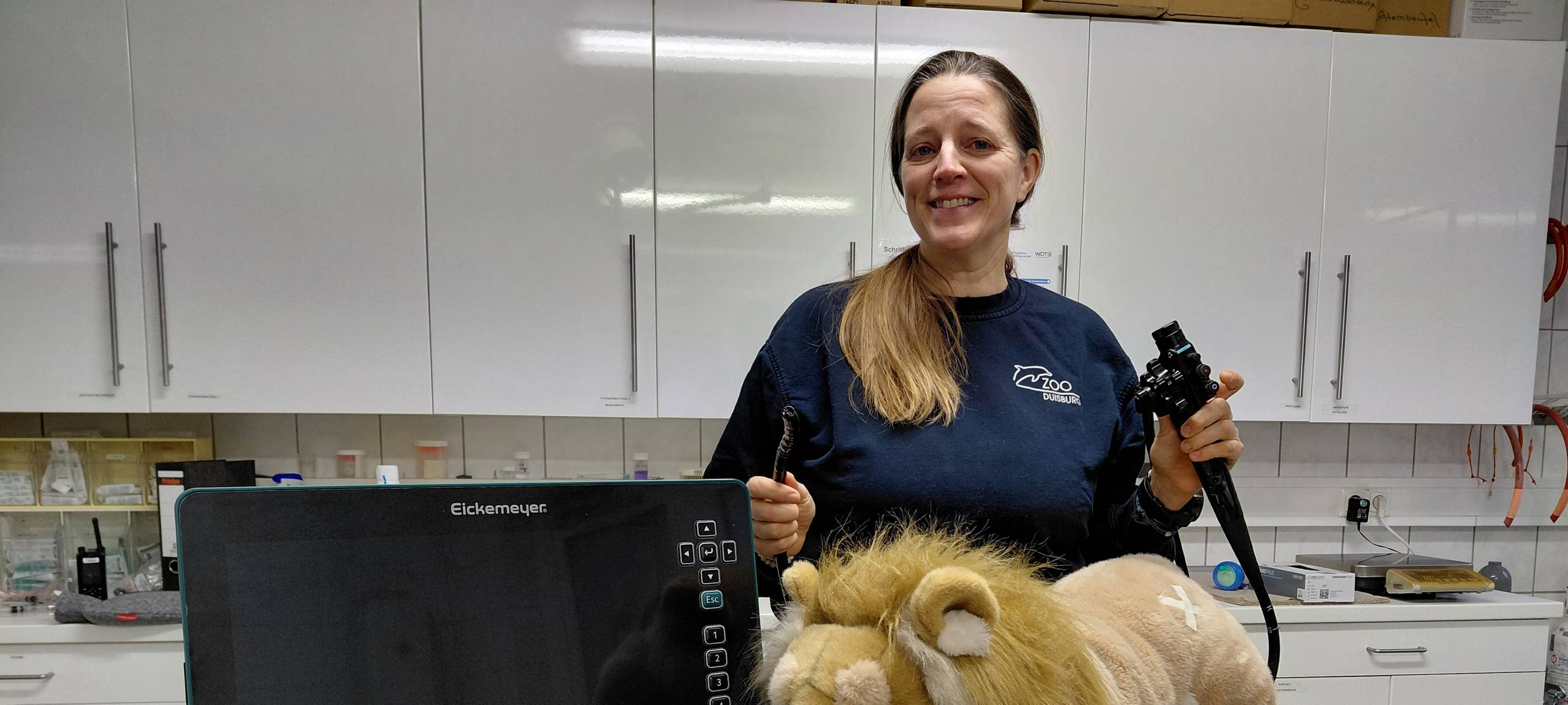 Neues Hightech-Endoskop im Zoo Duisburg