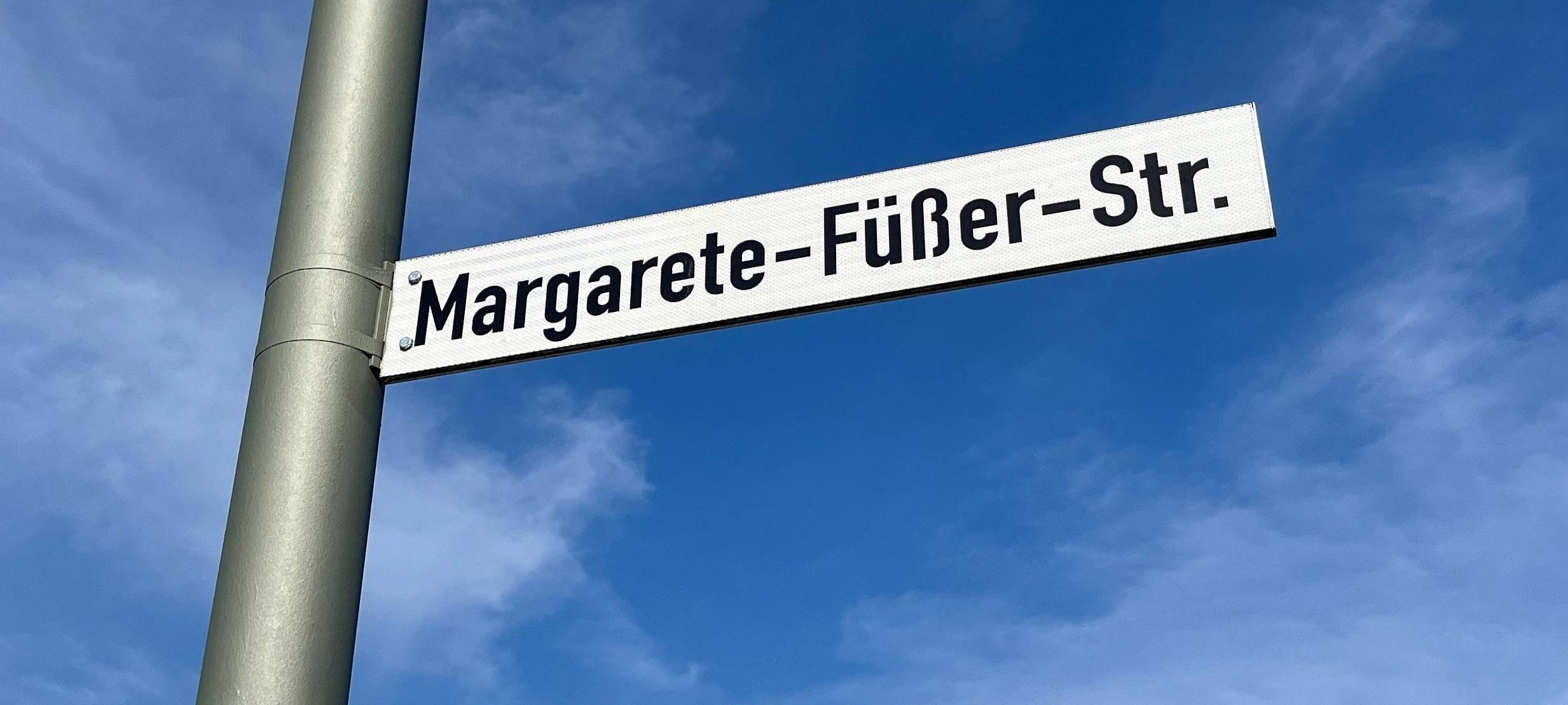 Die Margarete-Füßer-Straße in Huckingen.