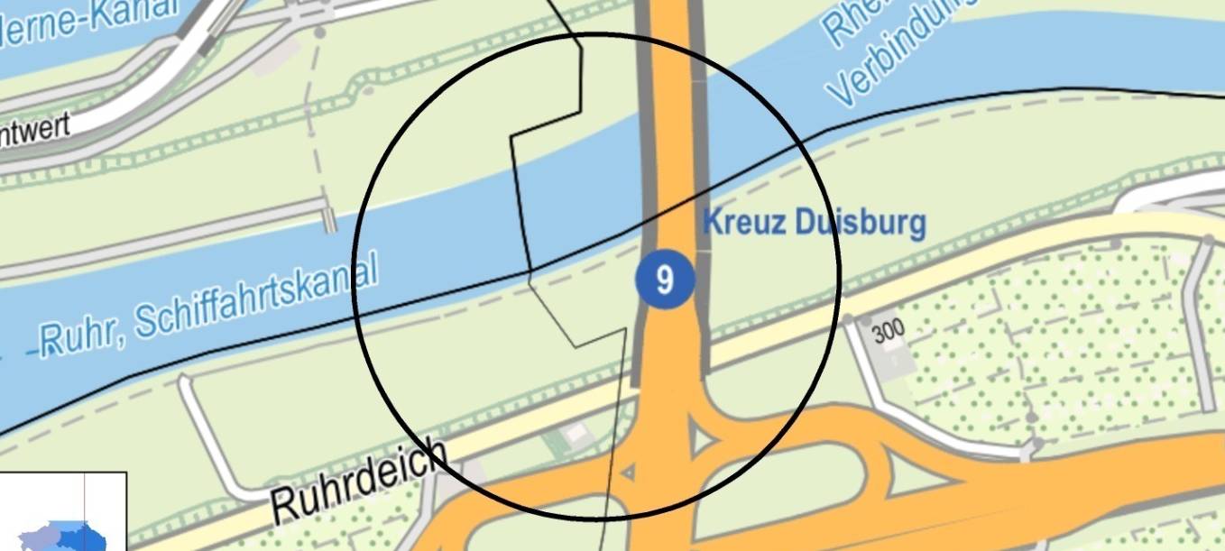 Granate in Kaßlerfeld gefunden: A59 und Ruhrdeich werden heute (05.03.) noch gesperrt