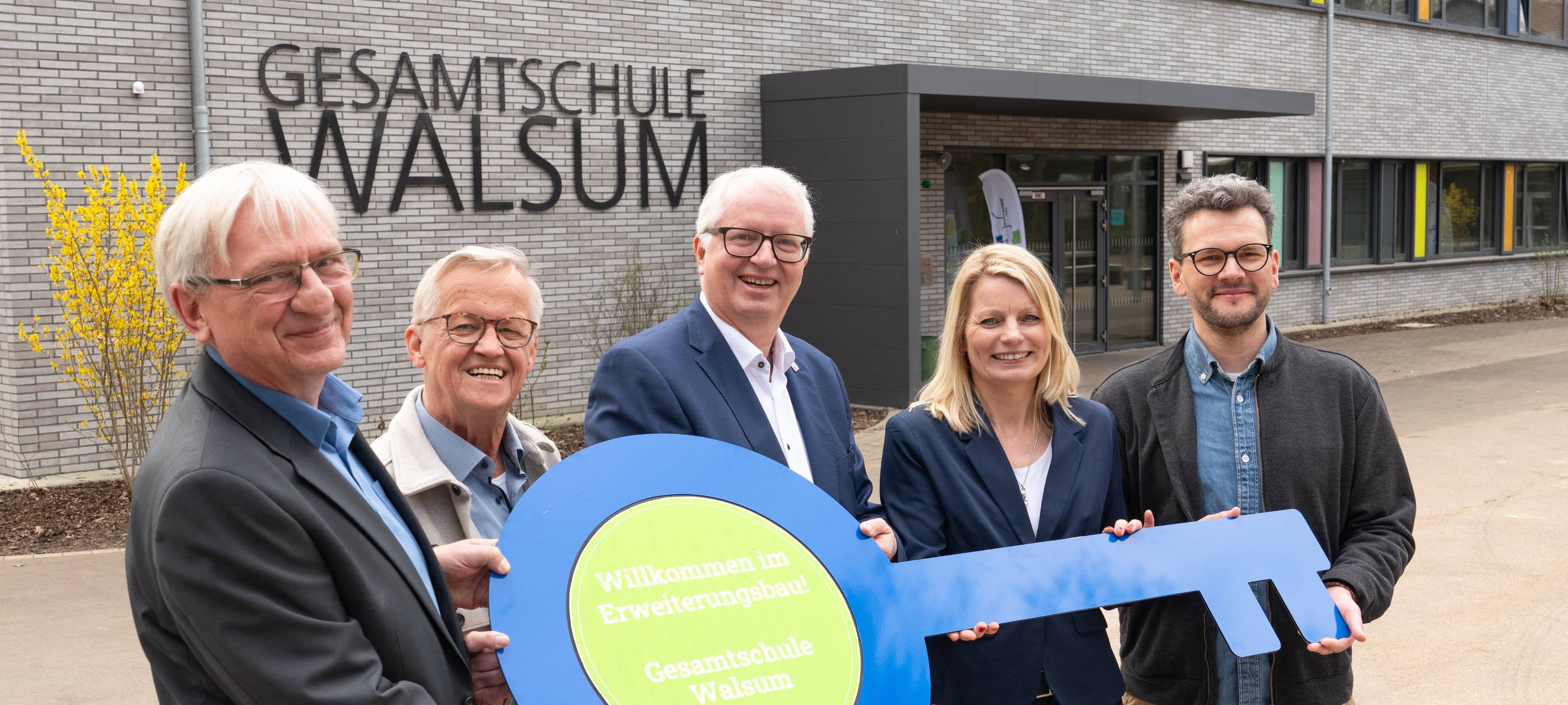 Eröffnung des Erweiterungsneubaus der Gesamtschule Walsum.
