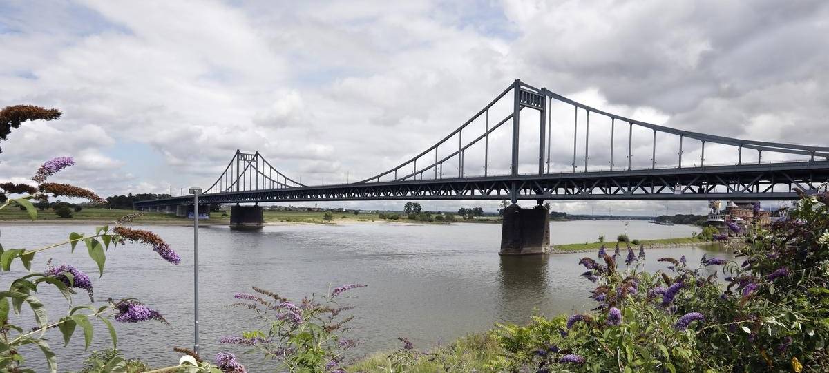 B288: Rheinbrücke Krefeld-Uerdingen am Wochenende gesperrt