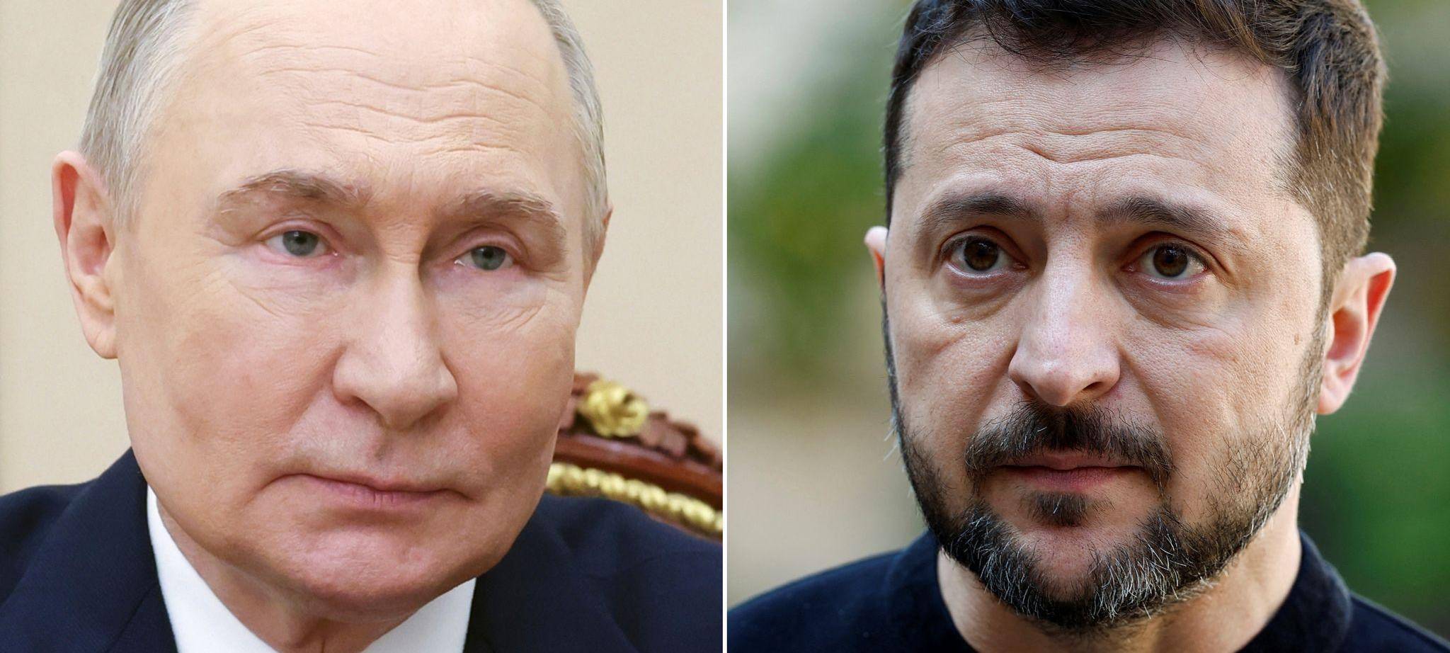 Wladimir Putin und Wolodymyr Selenskyj