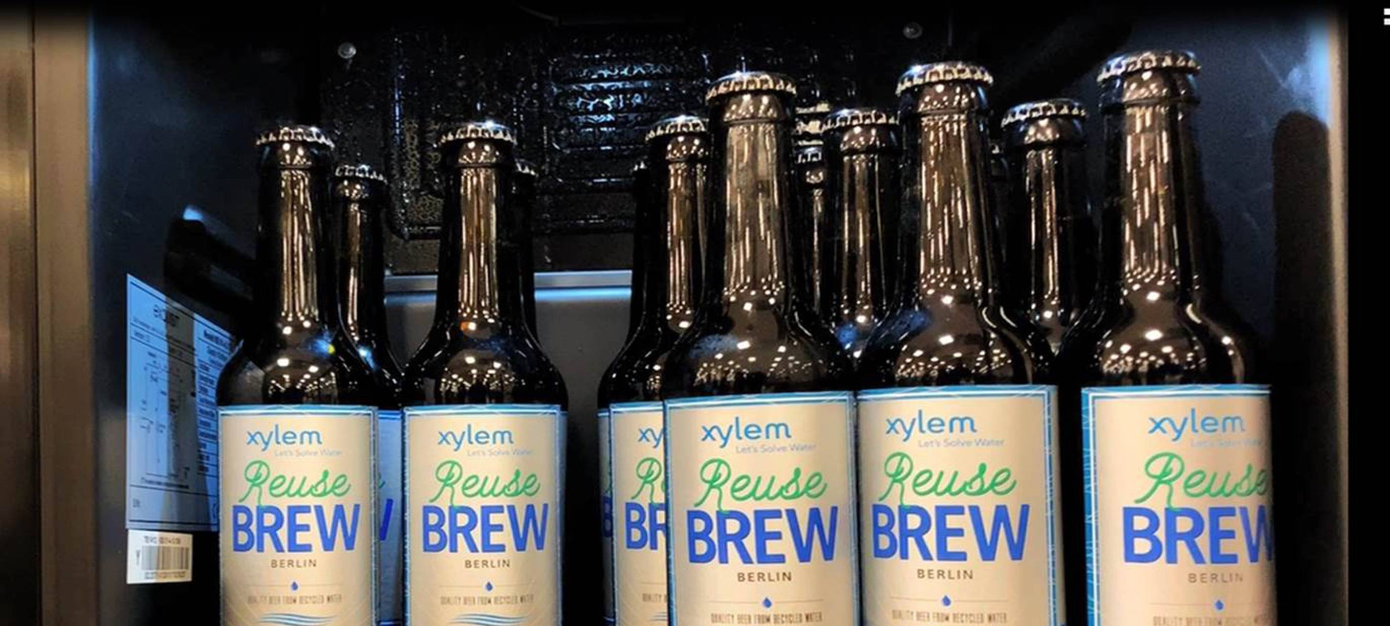 Abwasser in der Bierflasche