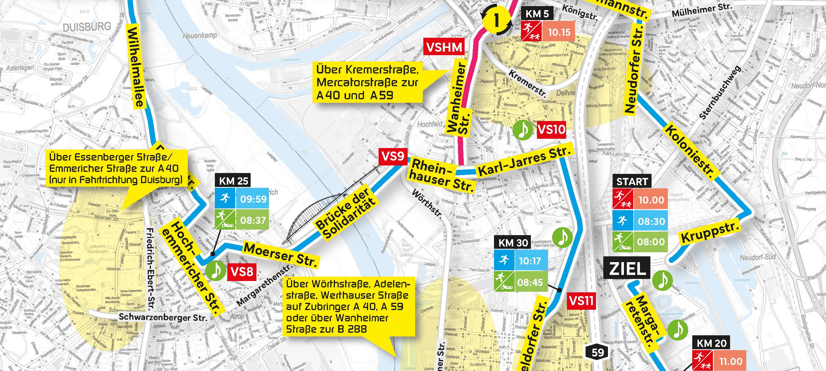 Rhein-Ruhr-Marathon: Duisburg wird zur Sportbühne
