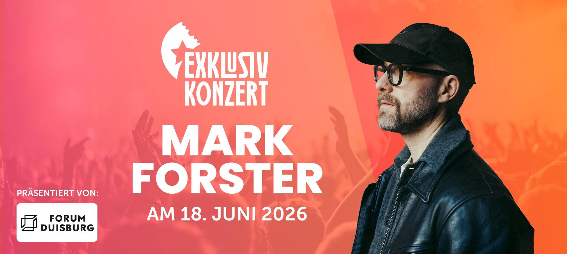 Mark Forster im Exklusivkonzert bei Radio Duisburg