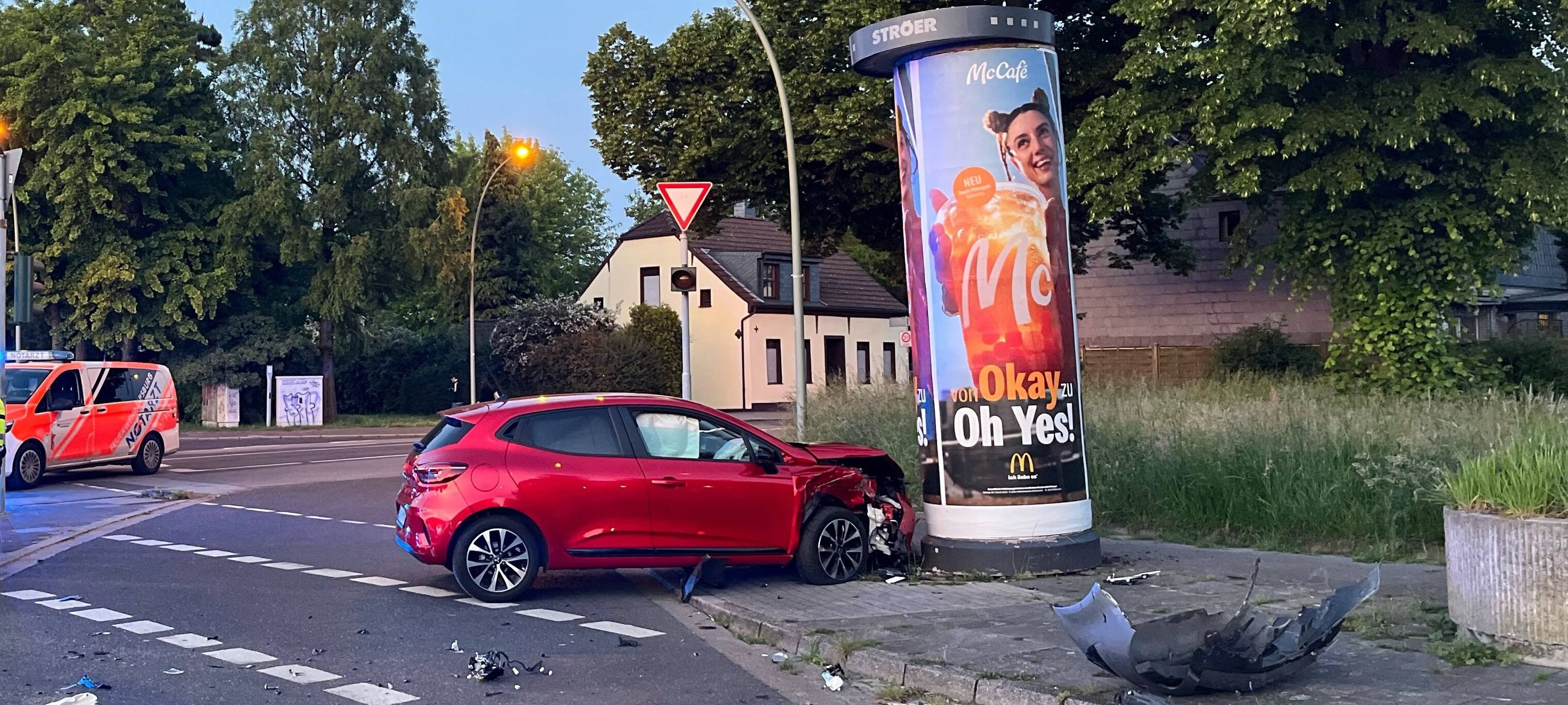 Unfall in Alt-Homberg