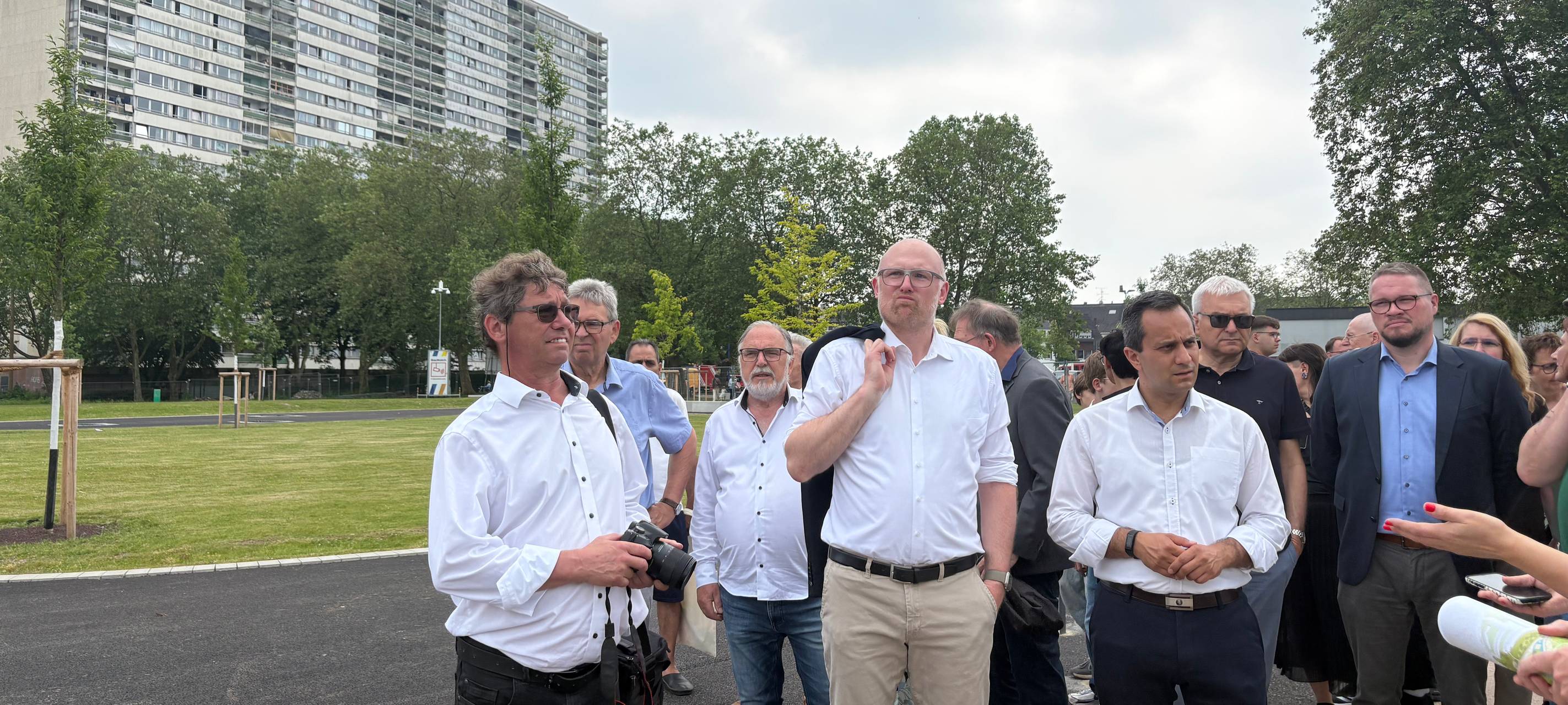 Der Stadtpark Hochheide ist zu Teilen wiedereröffnet.