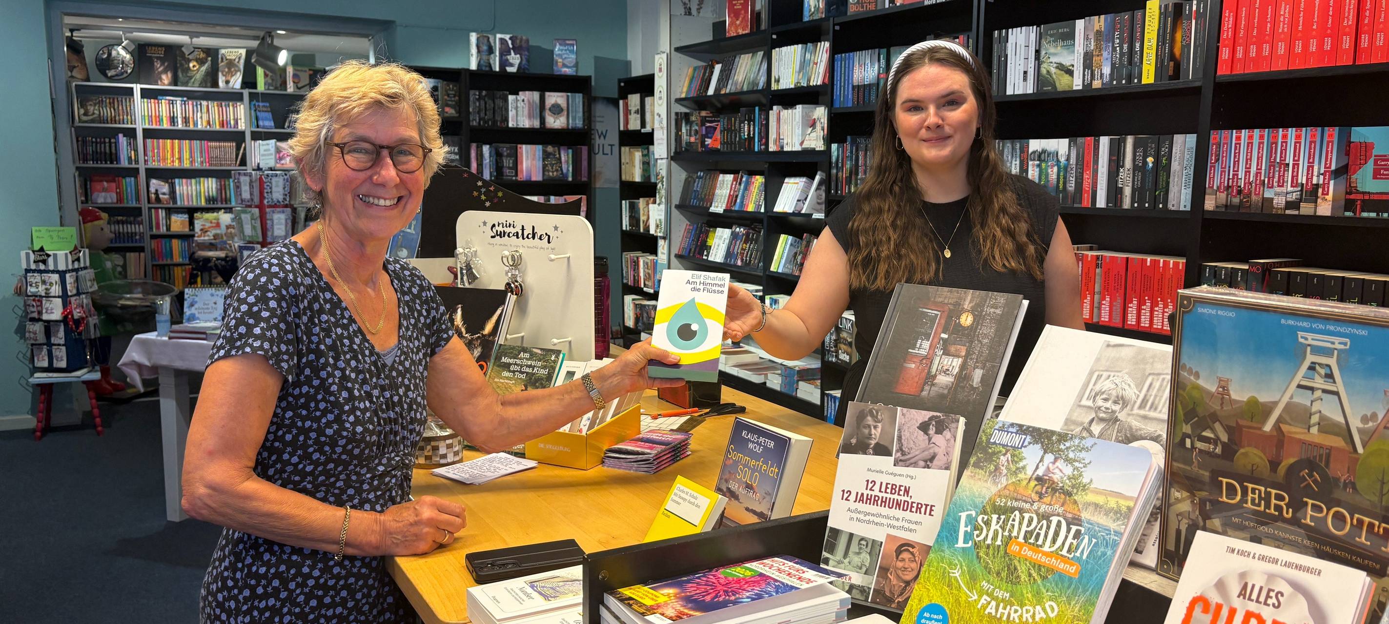 Ab Juli ist Lea Petermann neue Inhaberin des Buchladens "Tausendundein Buch" auf der Oststraße in Neudorf.