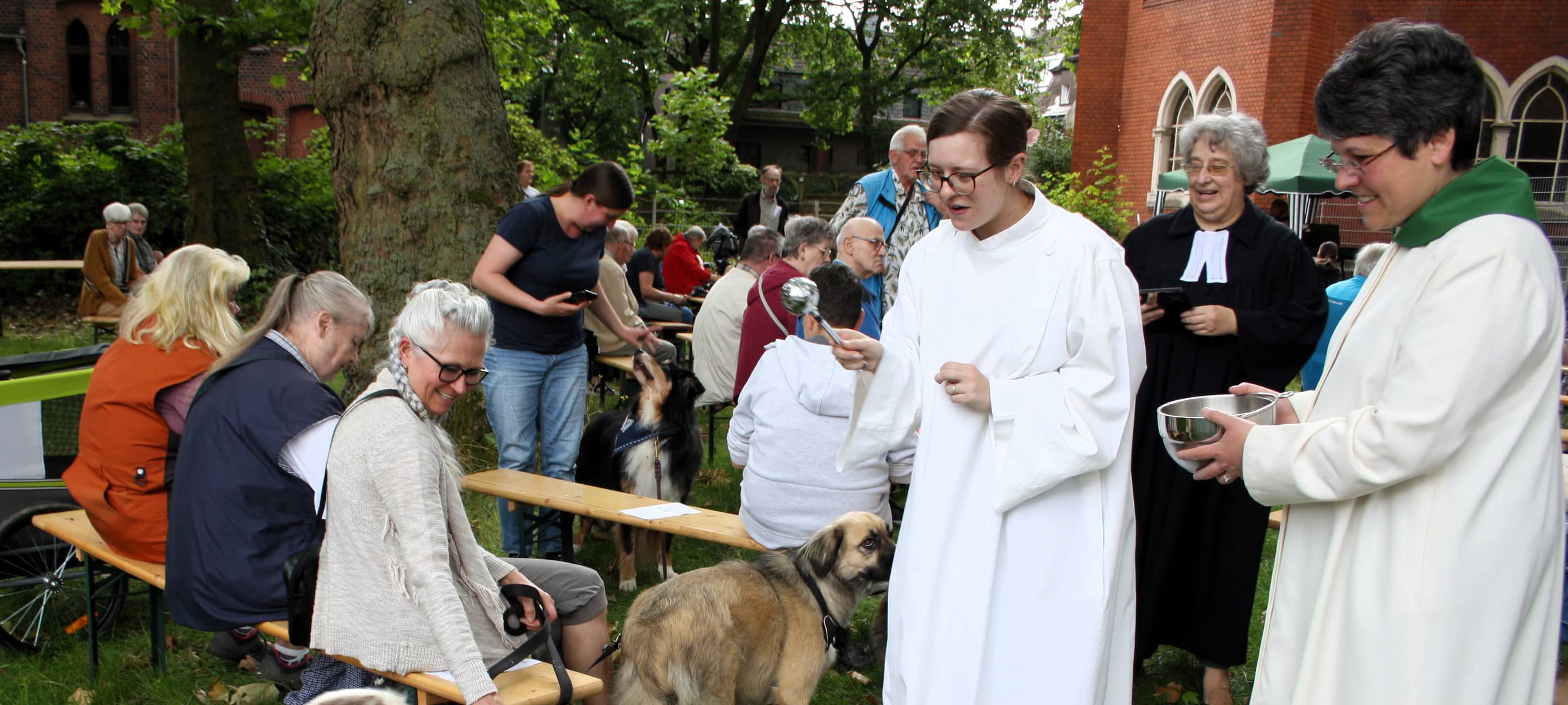 Wenn Hunde und Katzen in Duisburg zur Kirche kommen
