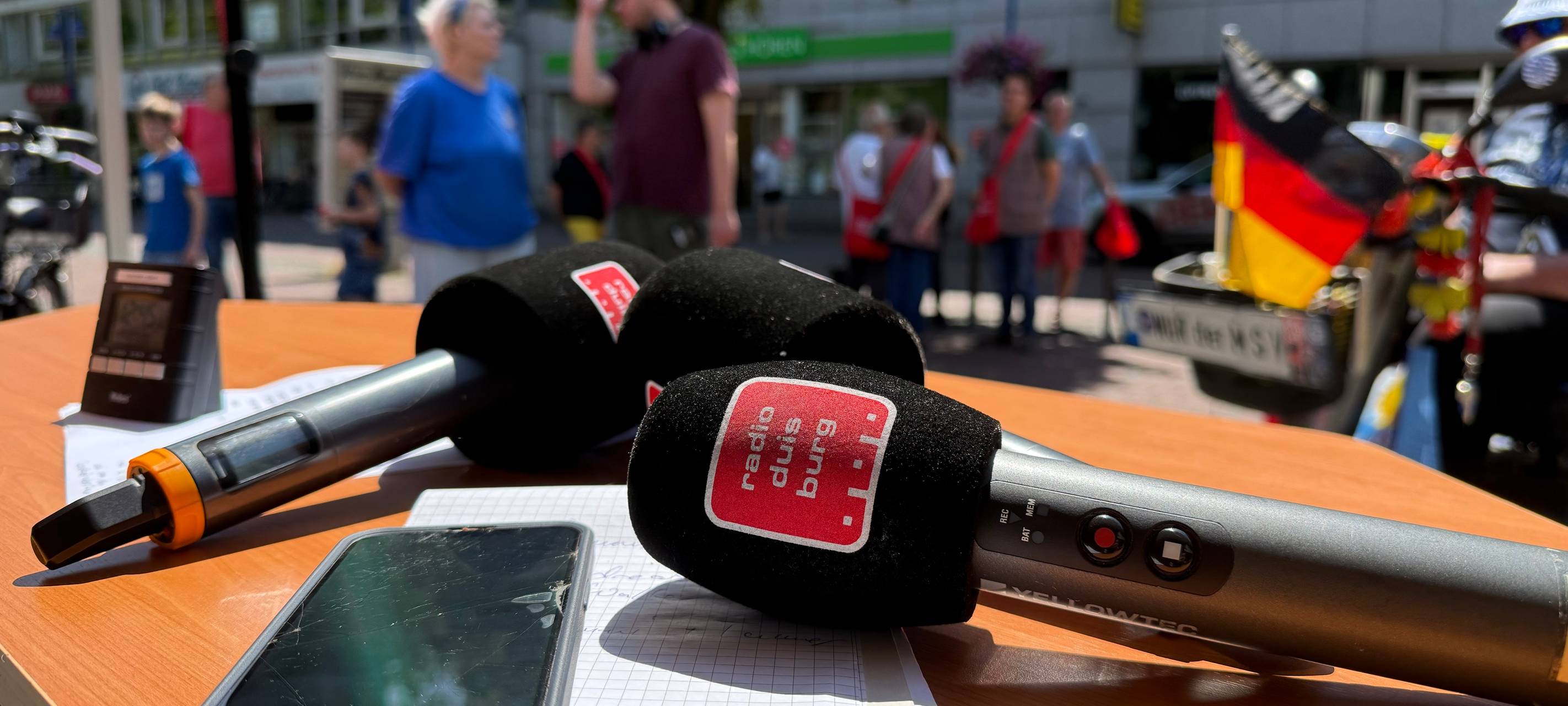 Mikrofone? Check! - Kann losgehen