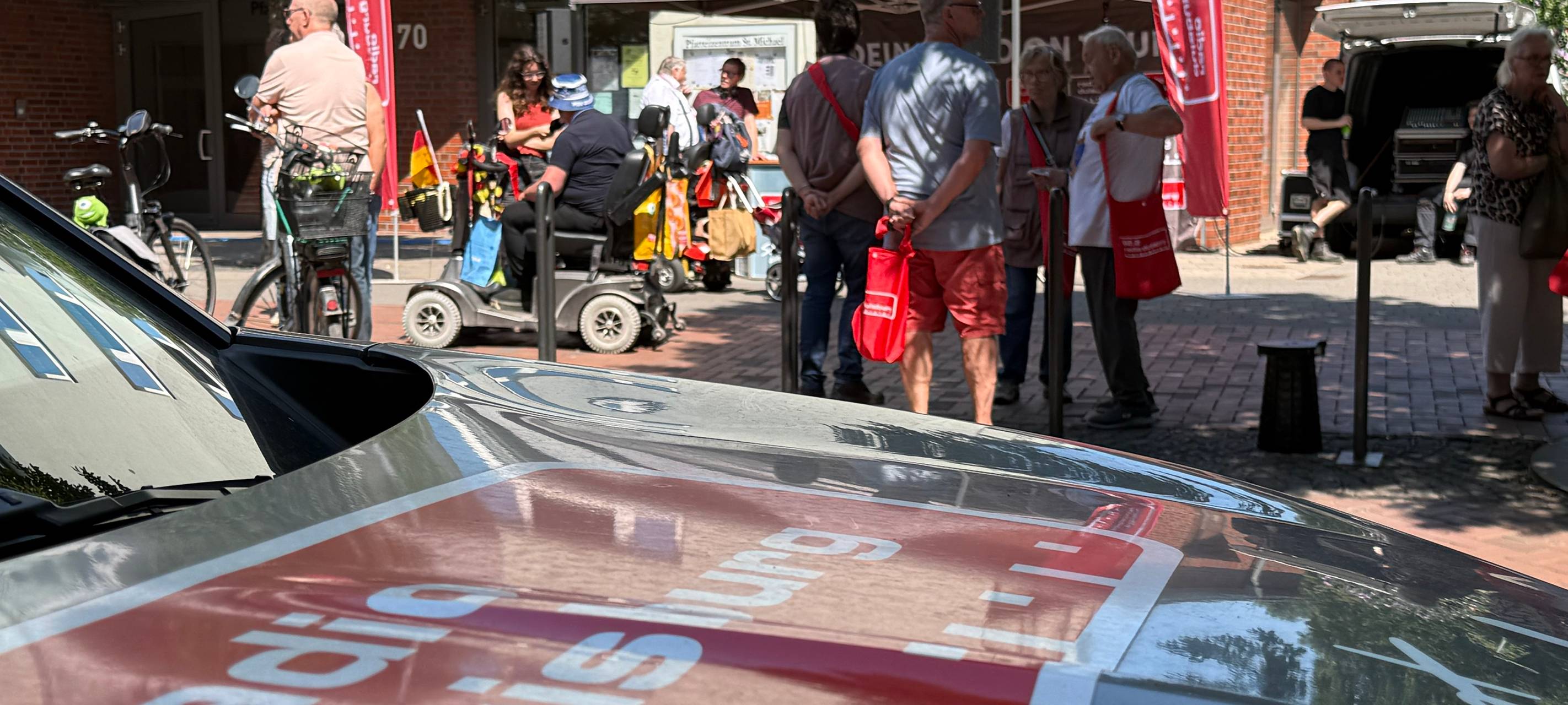 Die Stadtteiltour macht Halt in Meiderich.