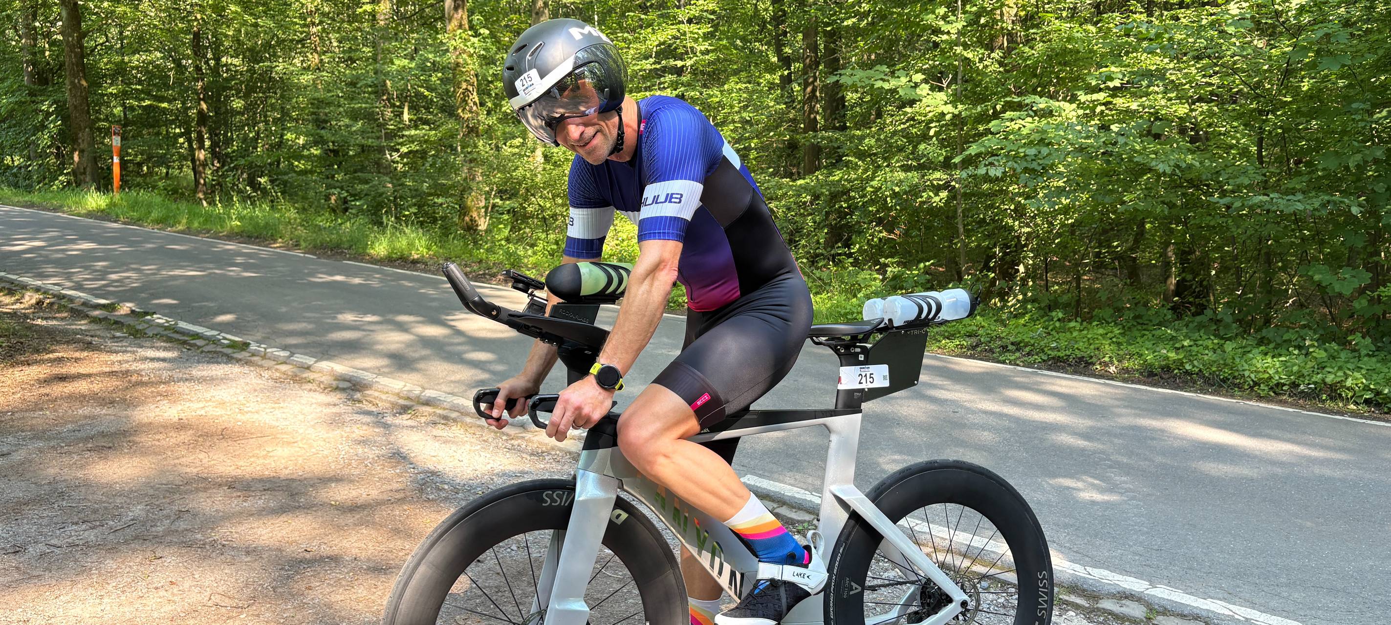 Der Duisburger Thomas Landgraf trainiert aktuell für den Ironman auf Hawaii.