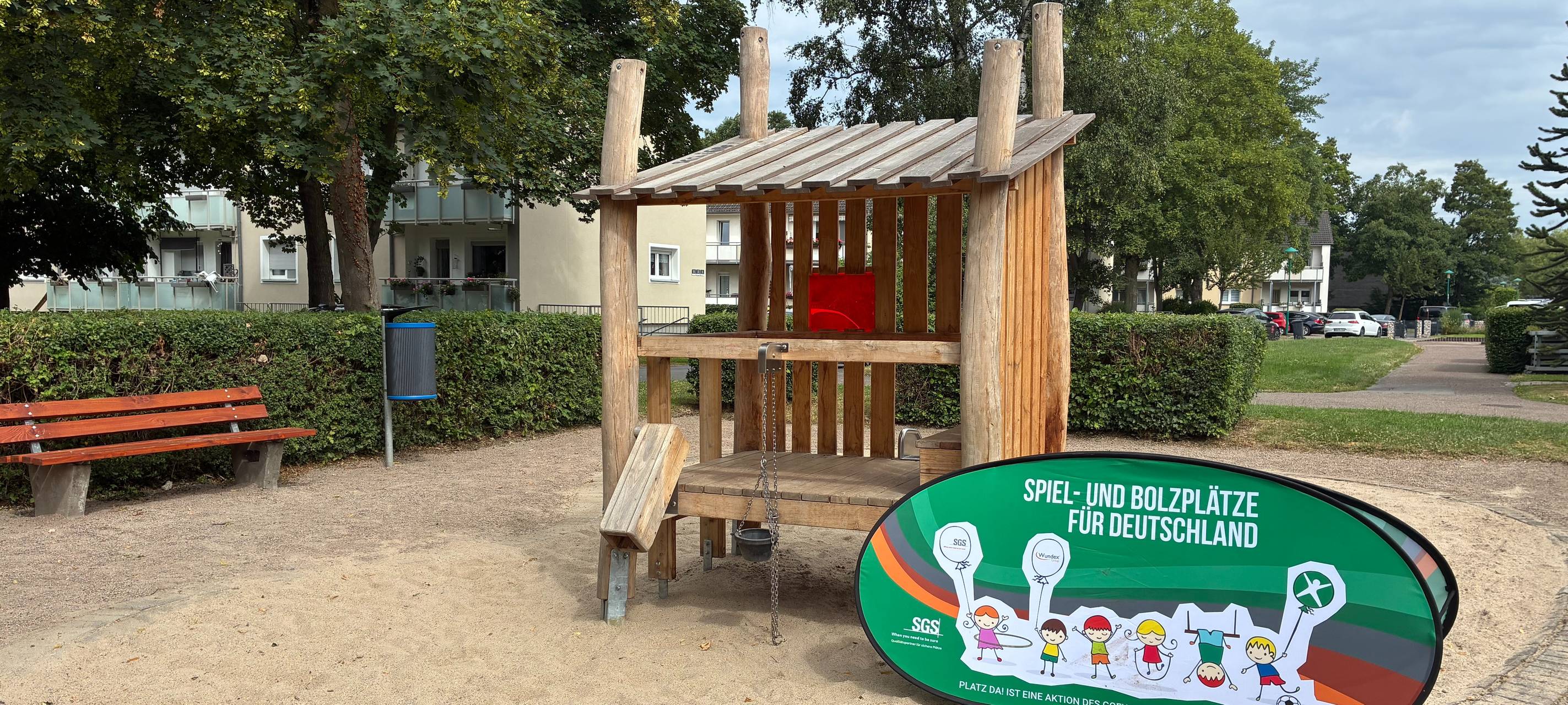 Spielplatz in Duisburg-Walsum aufgewertet