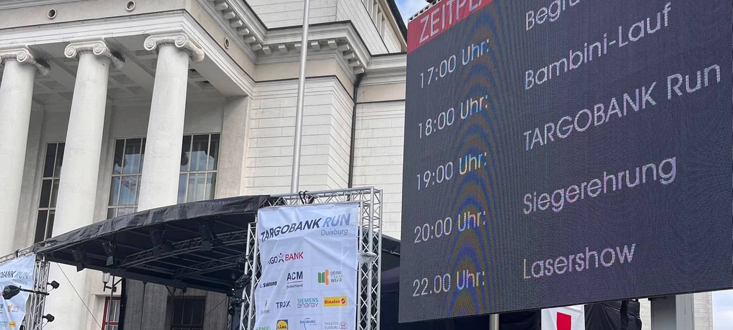 TARGOBANK Run Duisburg sorgt für Sperrungen