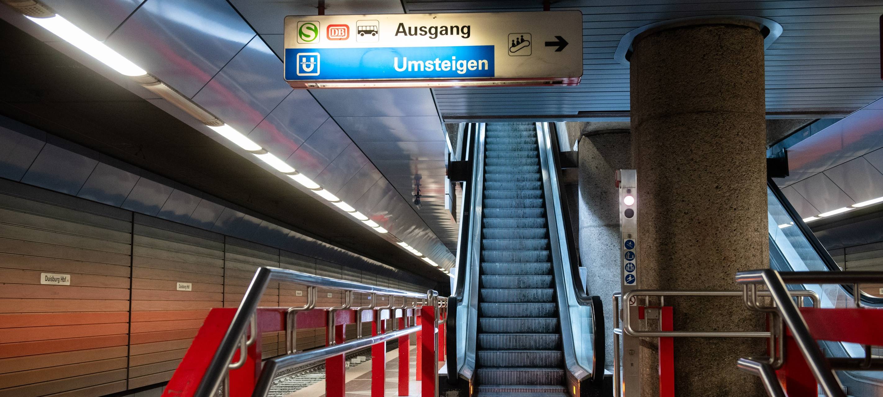 Duisburg Hauptbahnhof: Neue Rolltreppen ab September