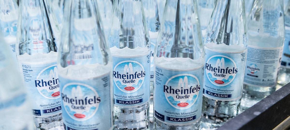 Rheinfels Quelle Flaschen Abfüllung