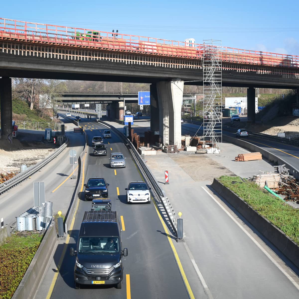 Kreuz Kaiserberg: A40 heute Nacht gesperrt