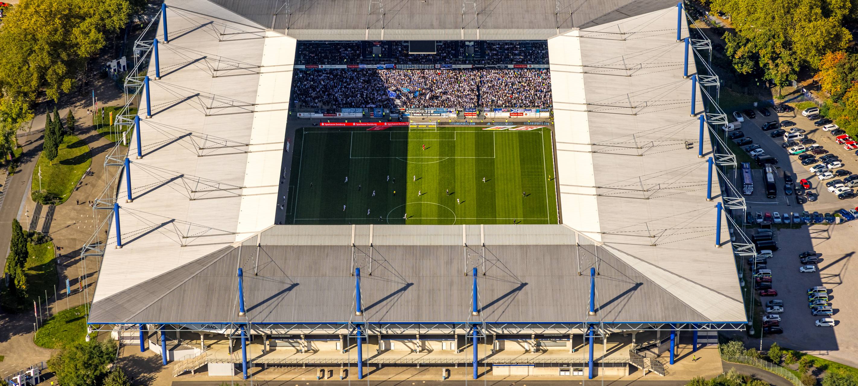 MSV Stadion von oben.