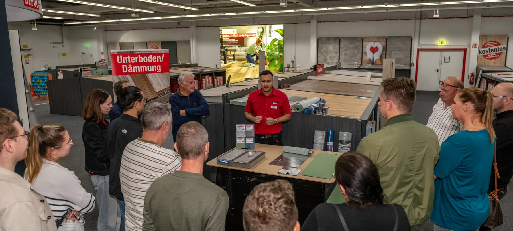 FOTOS: DU it yourself – Verlege-Workshop im LaminatDEPOT