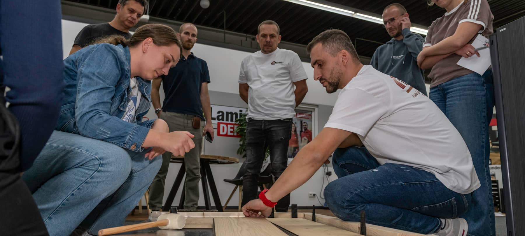 FOTOS: DU it yourself – Verlege-Workshop im LaminatDEPOT