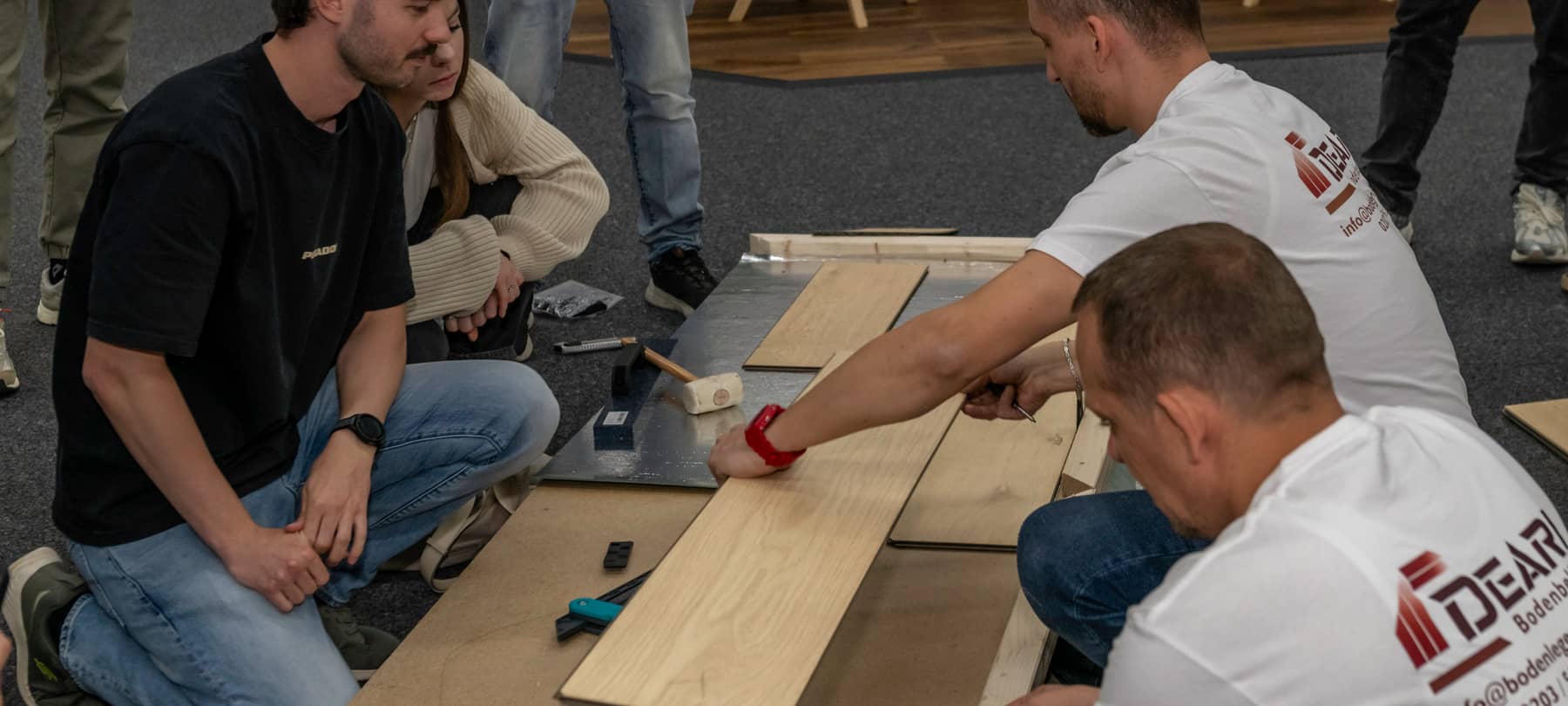 FOTOS: DU it yourself – Verlege-Workshop im LaminatDEPOT