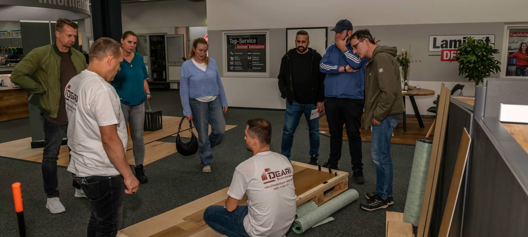 FOTOS: DU it yourself – Verlege-Workshop im LaminatDEPOT